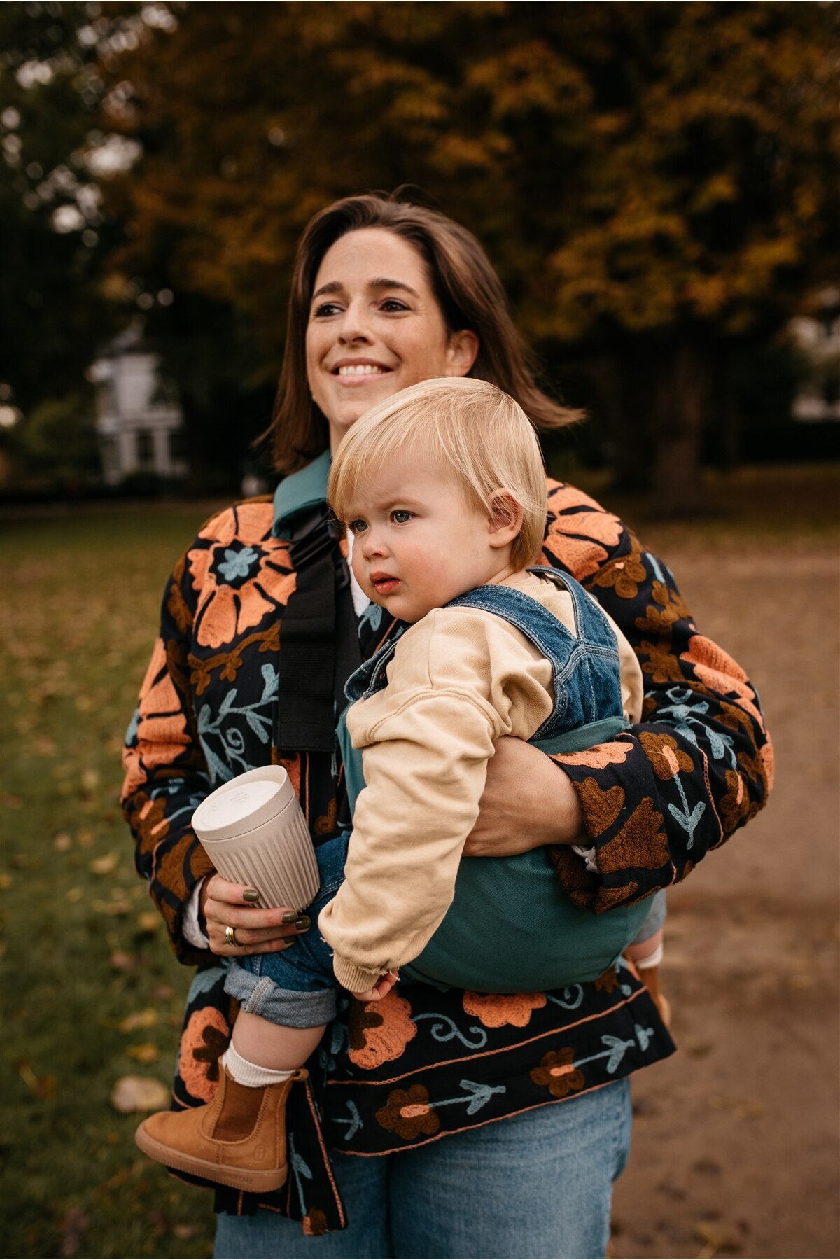 WILDRIDE Ocean Blue - Okyanus Mavisi Pamuklu Çocuk Taşıyıcı fotoğrafı 5 (önizleme)