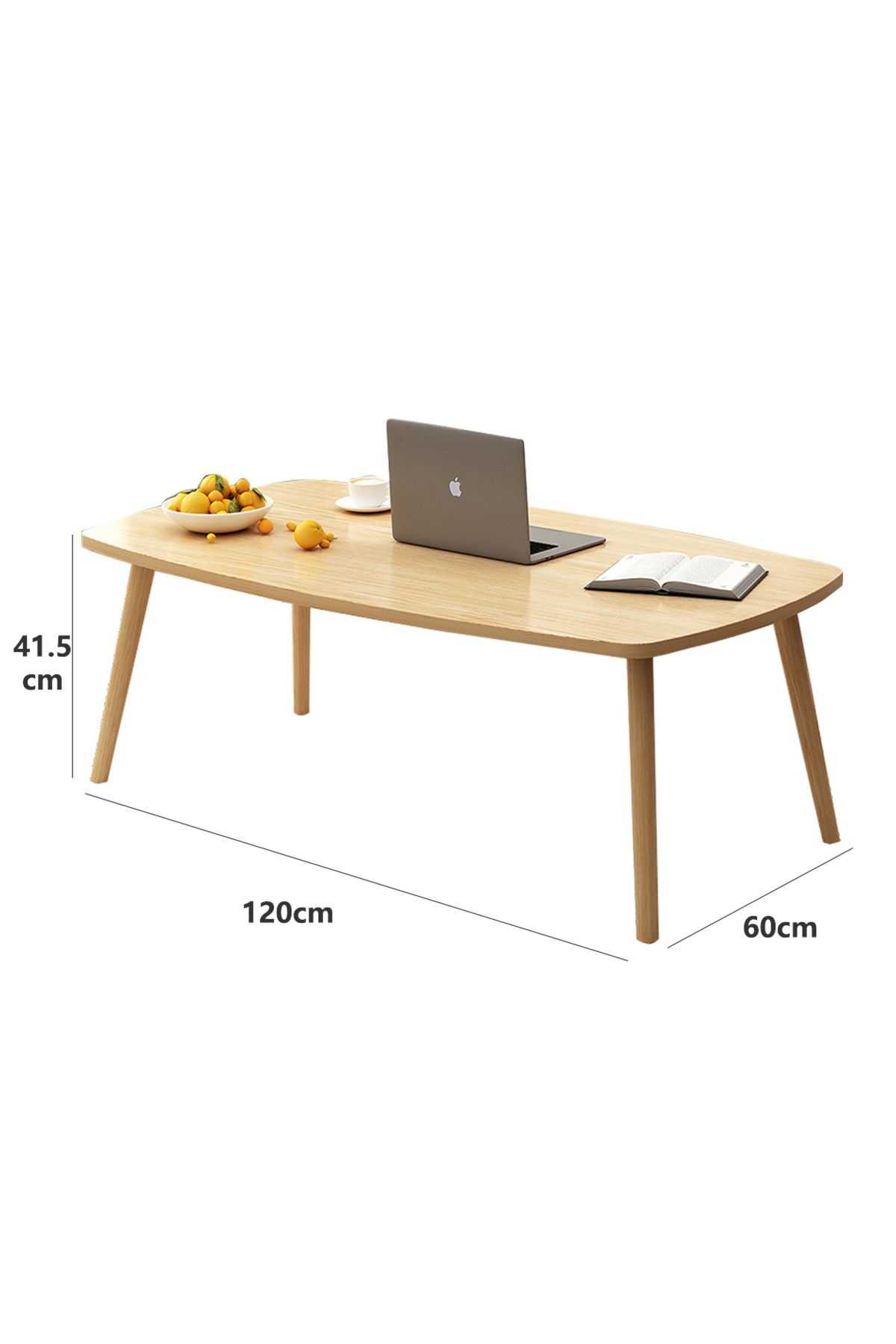 sharpdo-Small Household Coffee Table, Living Room Sofa Side Table 120*60*41.5CM 4