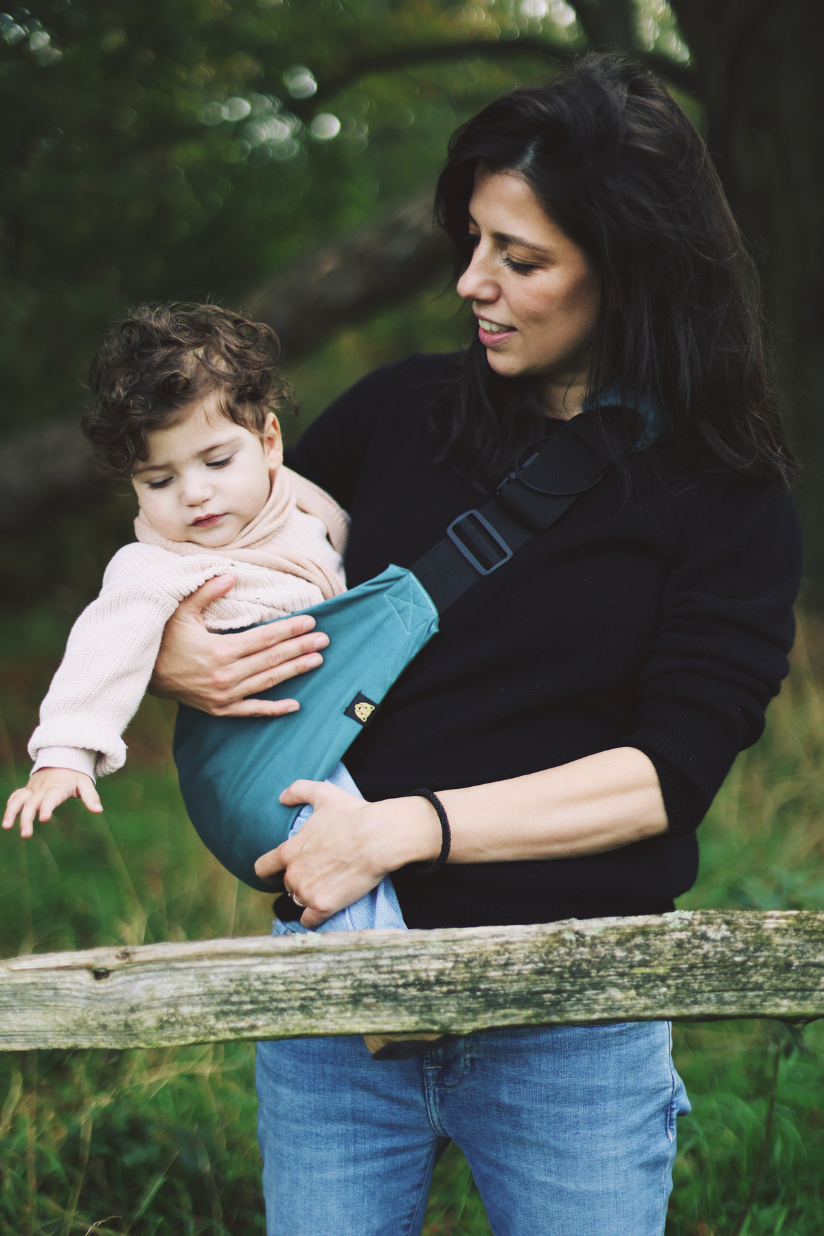 WILDRIDE Ocean Blue - Okyanus Mavisi Pamuklu Çocuk Taşıyıcı fotoğrafı 3 (önizleme)
