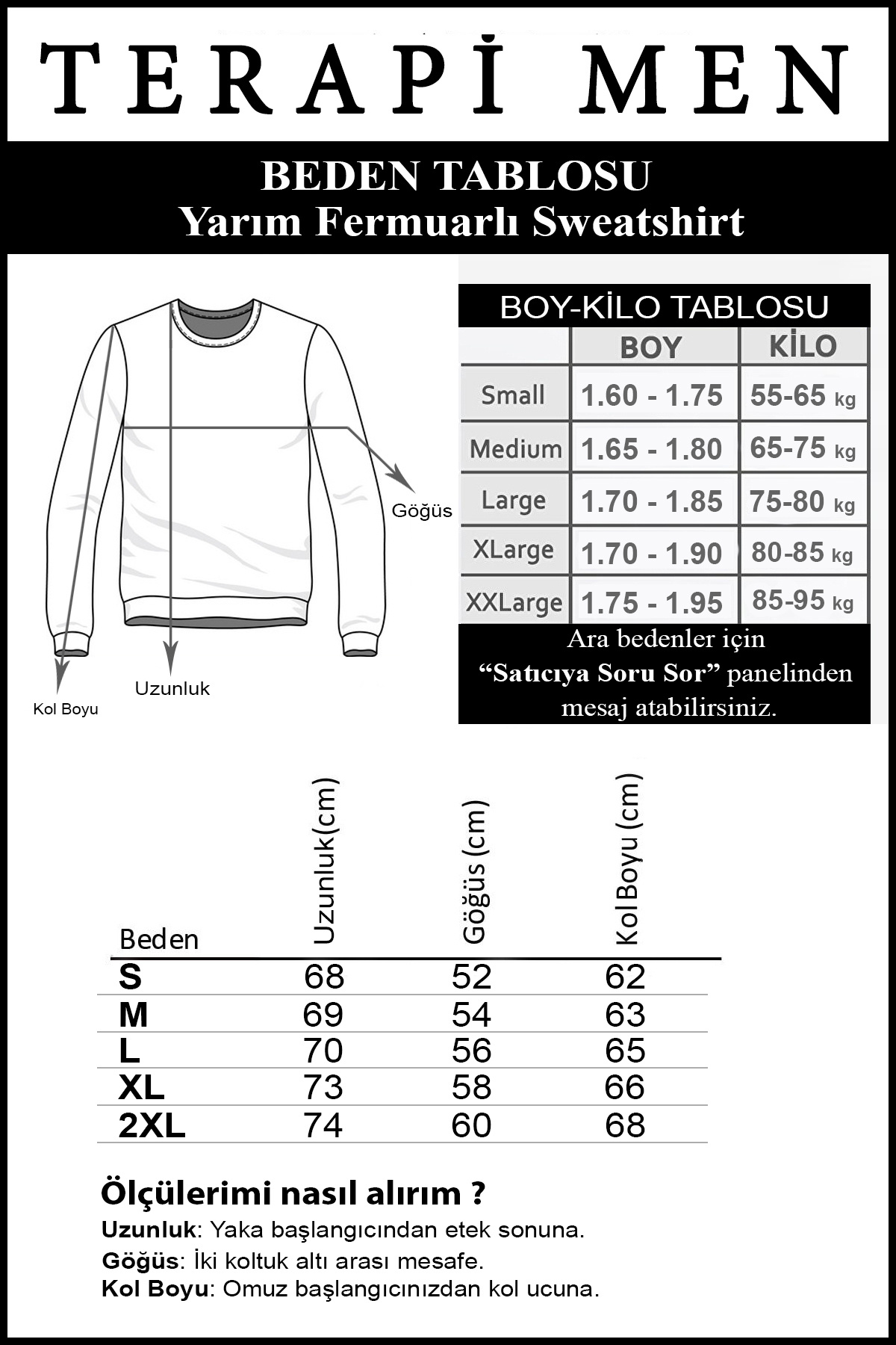 سویشرت پشمی نارنجی نیم زیپ معمولی یقه ایستاده — نارنجی TRP24PLR210824 — تصویر 4 از 4