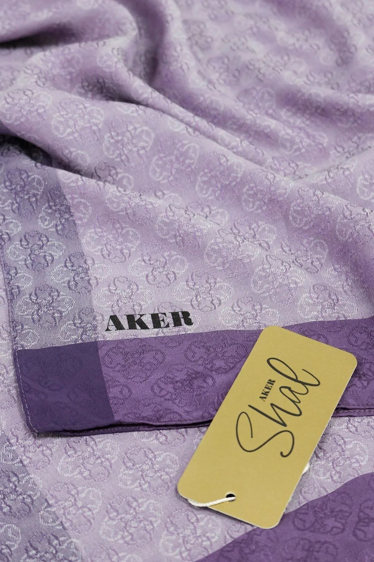 Aker-991 Aker Monogram Jacquard Shawl 6060900 1