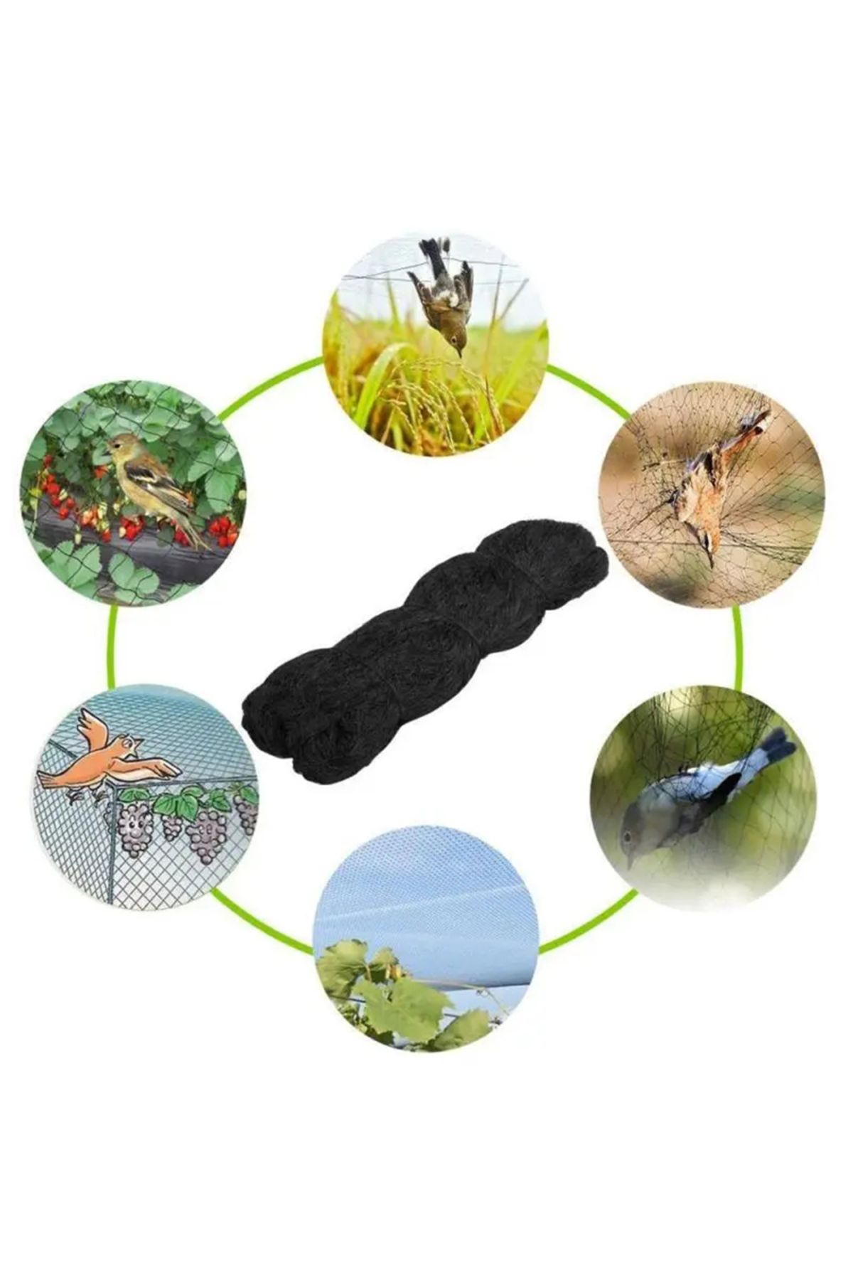 Choice-4x5m 4x5m/ 5x20m Reusable Black Fruit Tree Netting, Garden Netting For Protecting Fruit Trees, Plant 6
