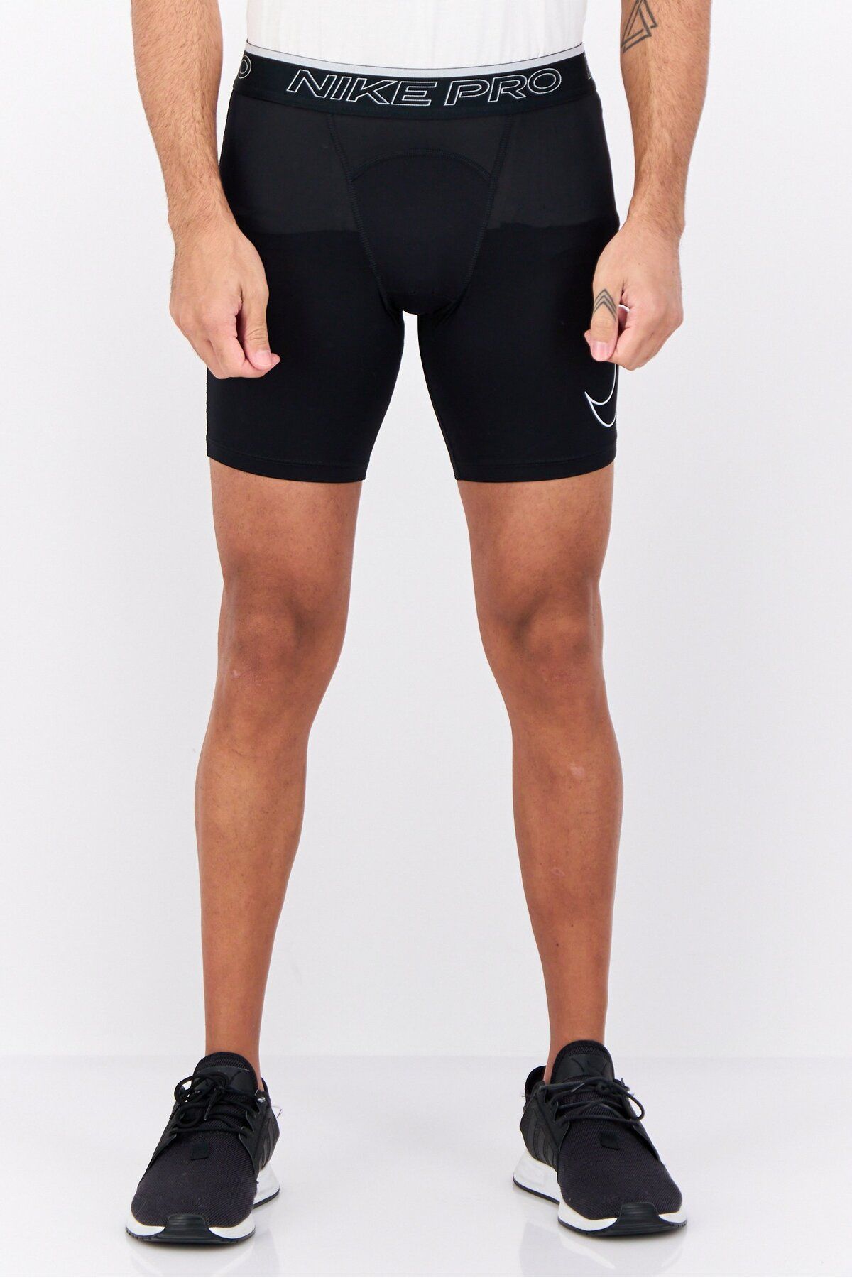 Nike-Men Sportswear Fit Pull On Training Shorts, Black 1