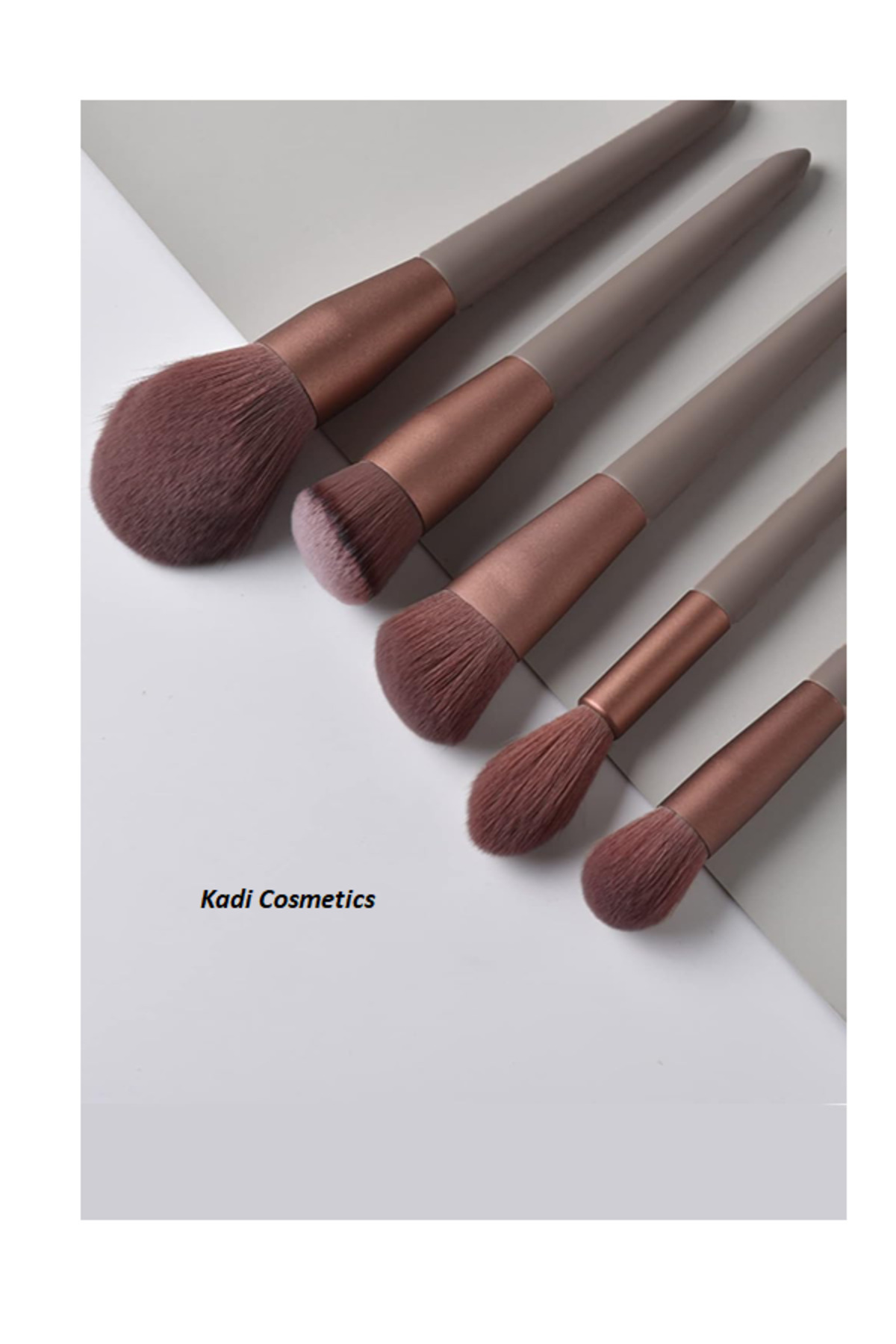 Kadi Cosmetics Fix 13-Piece Brush Set Brown