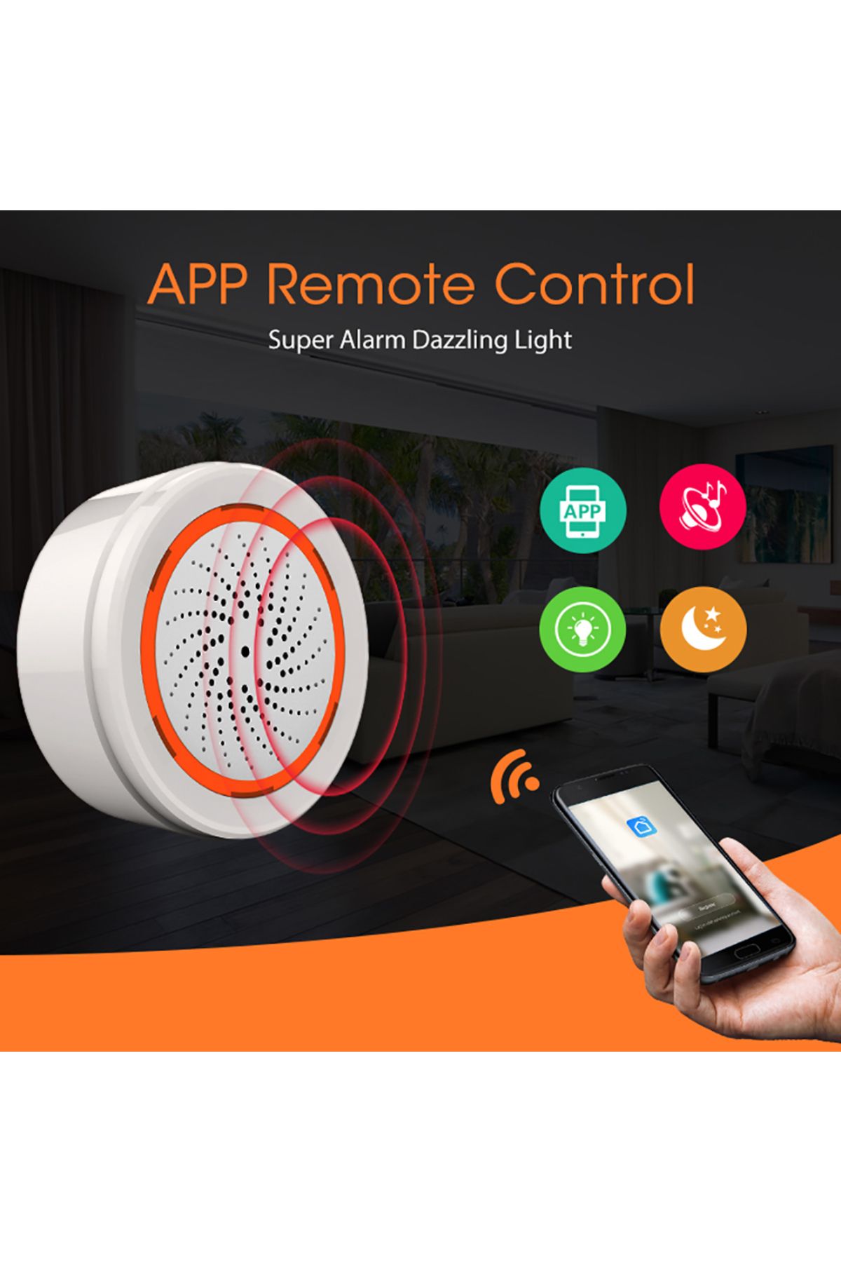 Choice-Coolcam Tuya Zigbee Smart Siren Alarm For Home Security With Strobe Alerts Support Usb Cable Powe... 7