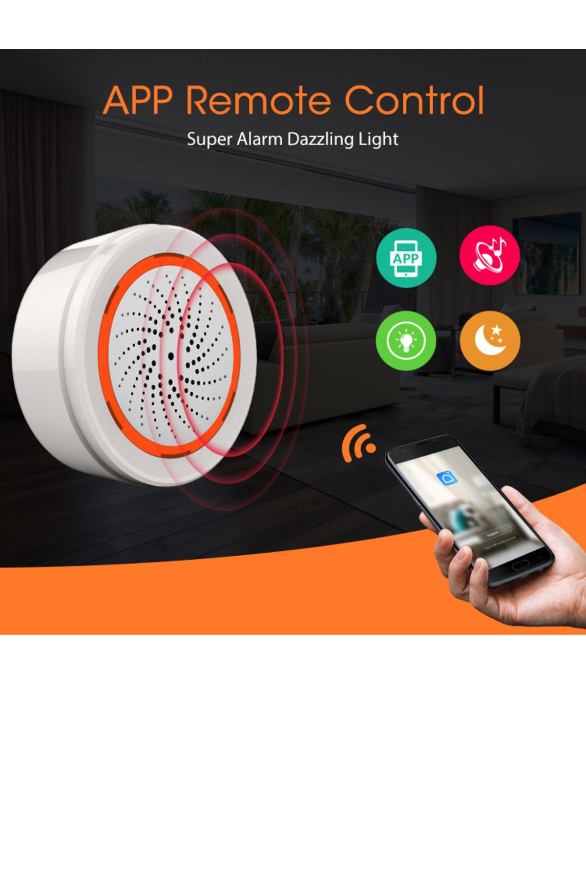 Choice-Coolcam Tuya Zigbee Smart Siren Alarm For Home Security With Strobe Alerts Support Usb Cable Powe... 8