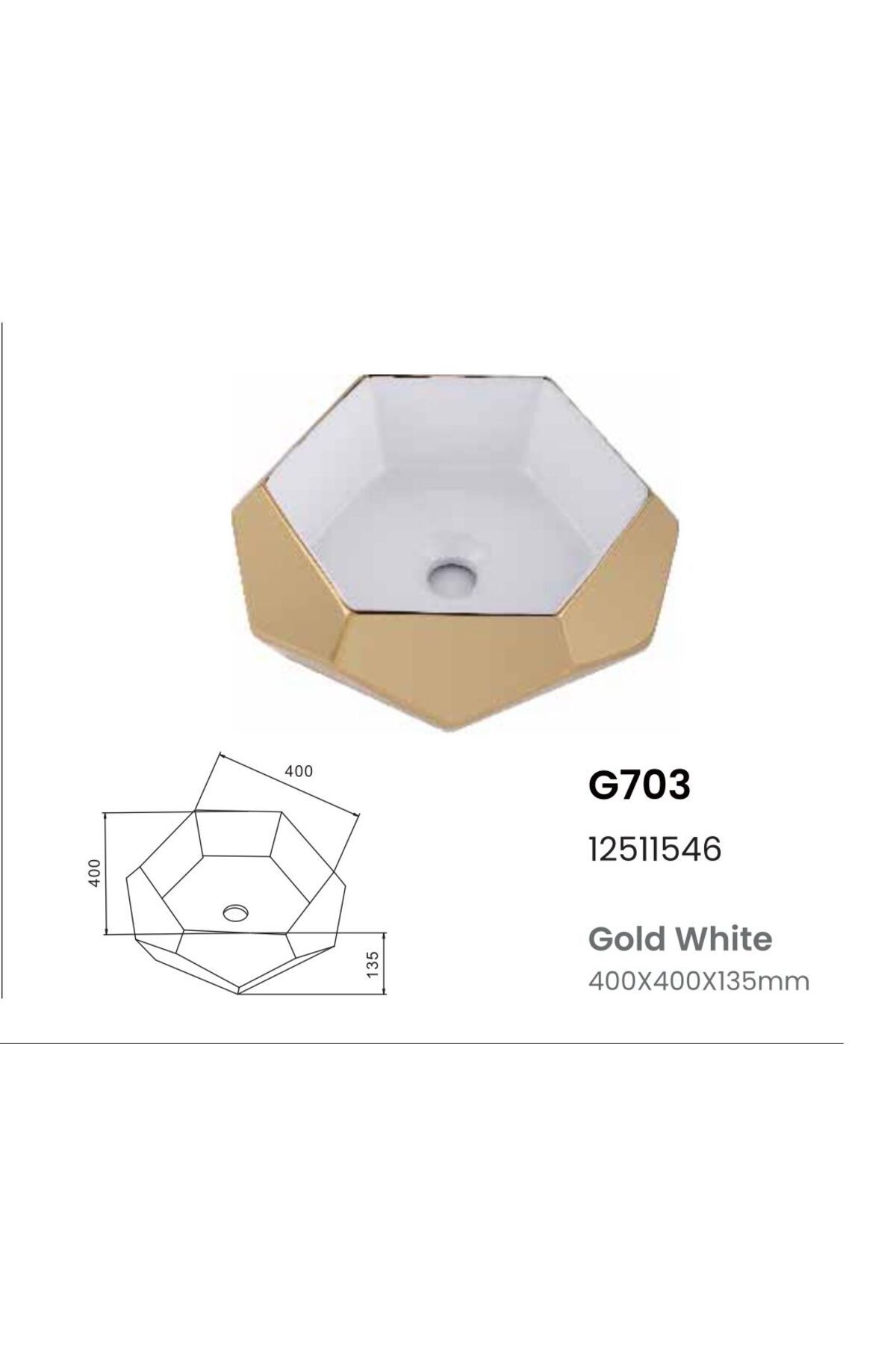 Boheme Tasarım Şık Lavabo