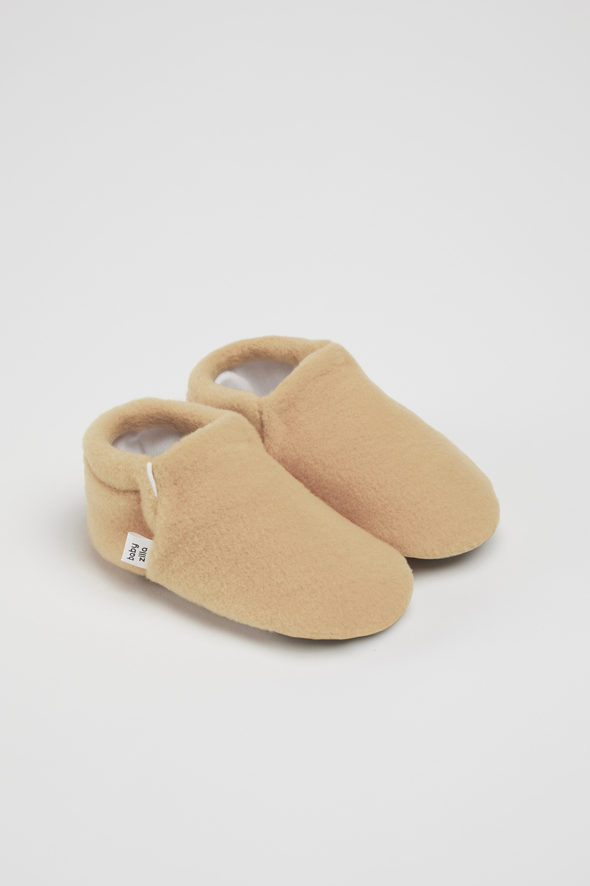BabyZilla Kaydırmaz Taban Polar Bebek Patik, Organik Pamuk Astar, Ev Botu Terliği, Kreş Ayakkabısı