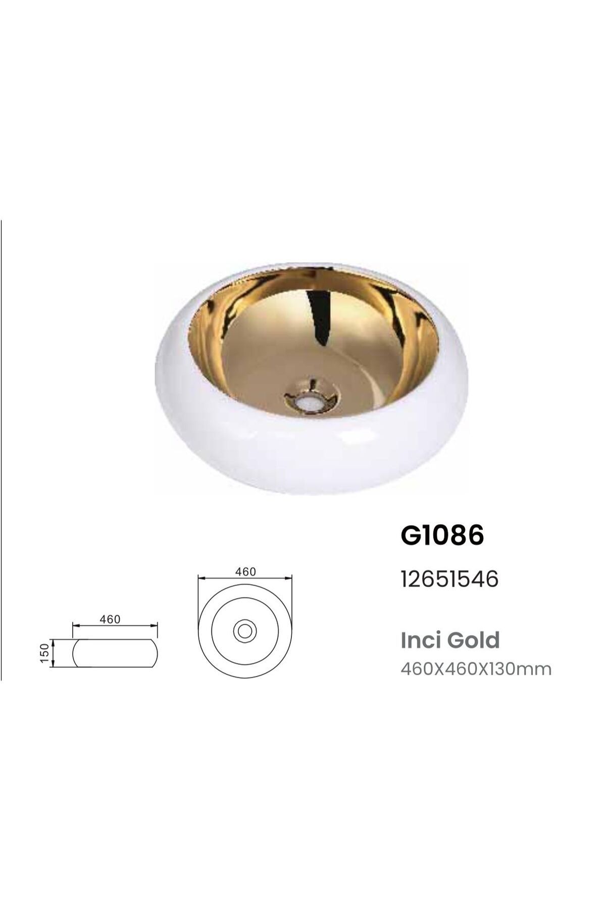Boheme Tasarım Şık Lavabo