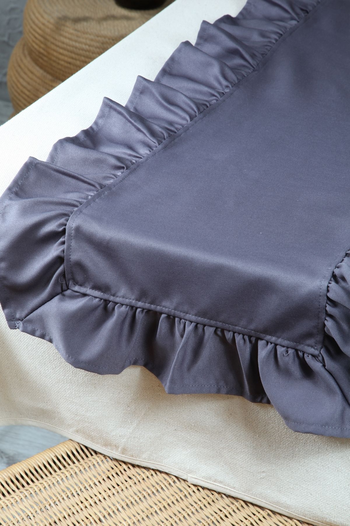 cotton maison-Poli Volanat Runner 40x110 Cm 5