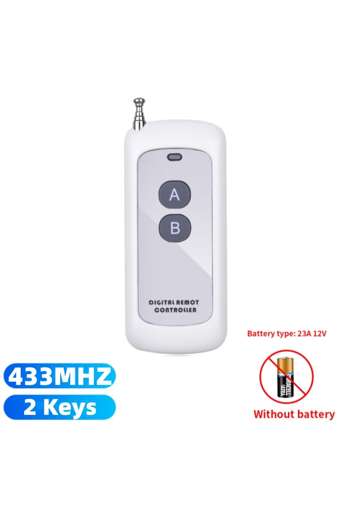 Choice-433MHZ 2 Keys 433Mhz Wireless RF Remote Control 1527 Learning Code Transmitter 2 4 6 8 Keys Long Ran 1