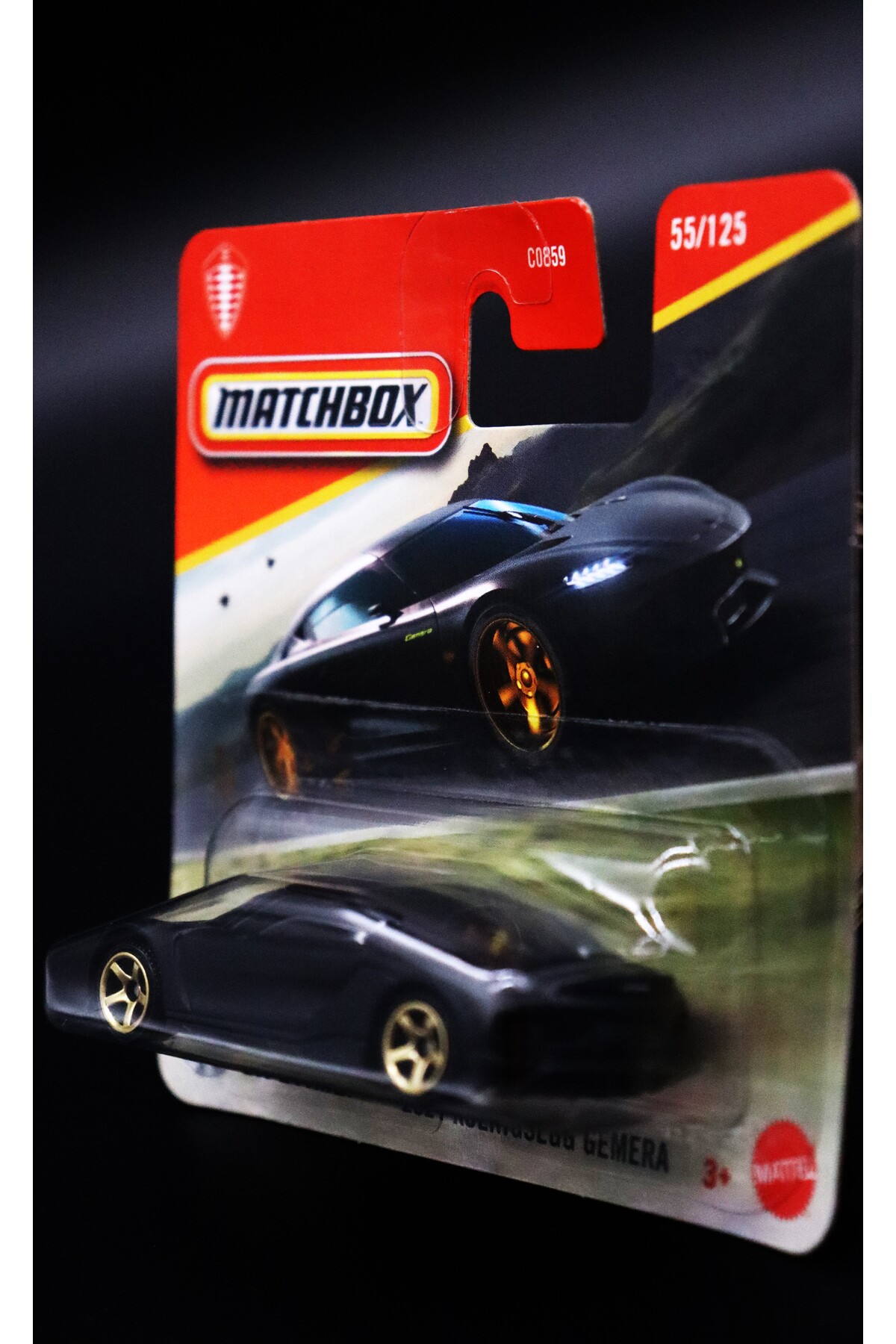 HOT WHEELS Matchbox - 2021 Koenigsegg Gemera - Mat Siyah (1/64) JBR59 fotoğrafı 4 (önizleme)