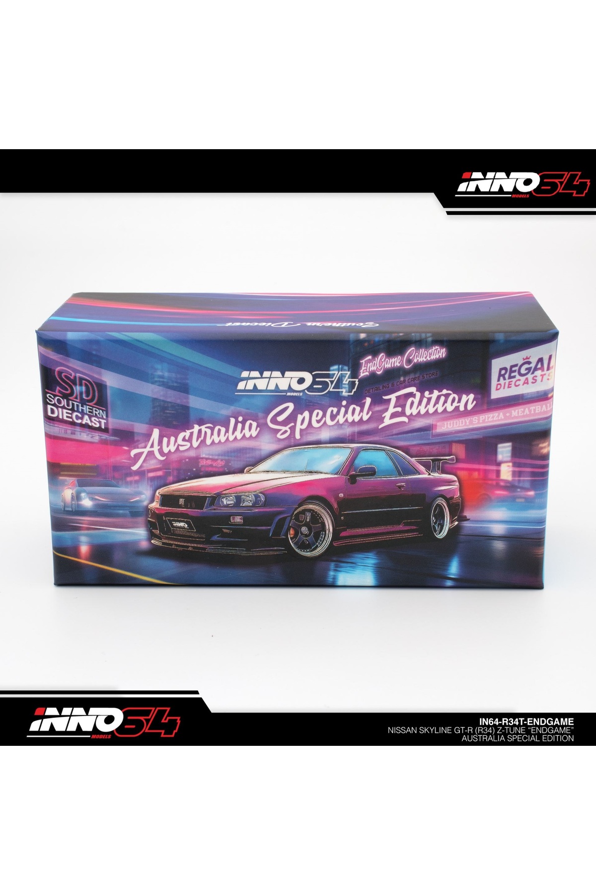 Inno 64 Models Nissan Gt-R (R34) Z-Tune''Endgame'' ! !Chase Car