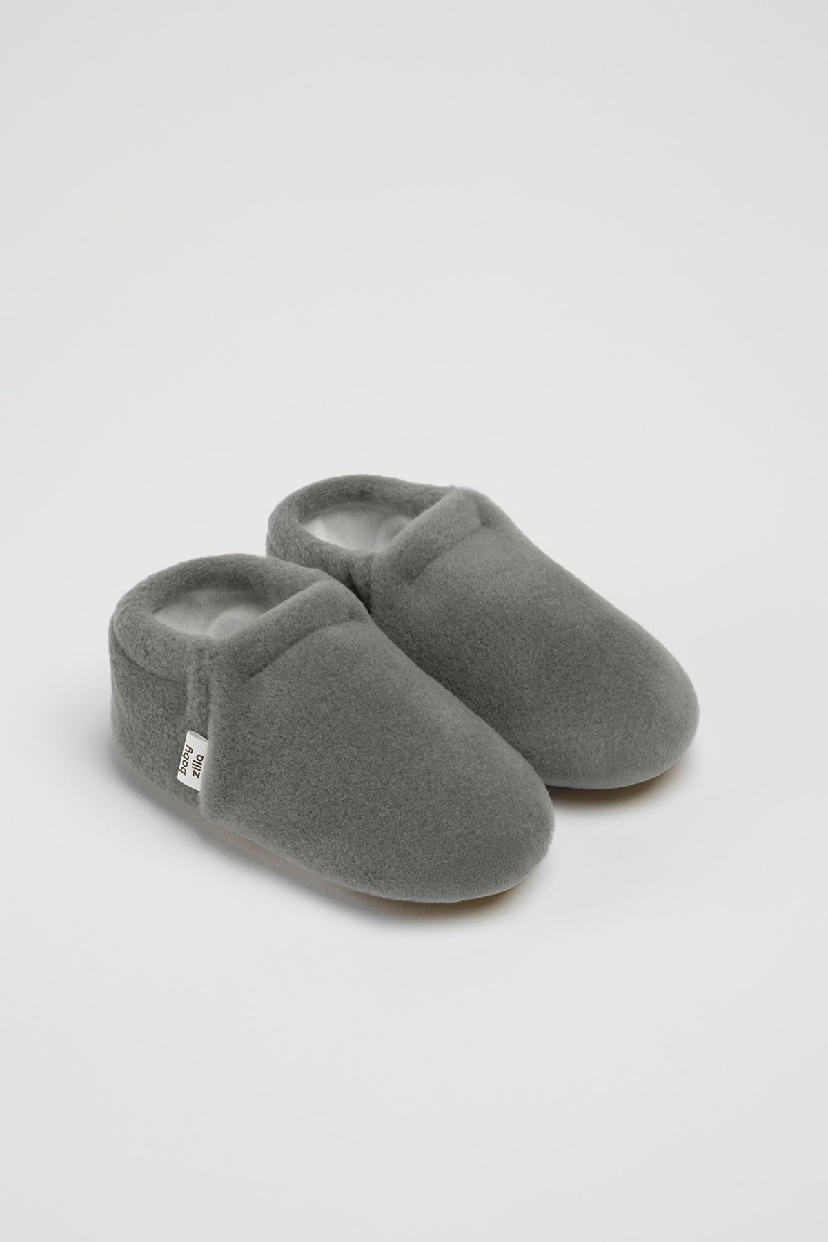 BabyZilla-Non-Slip Sole Fleece Baby Booties Organic Cotton Lining, Home Boot Slippers and Nursery Shoes 1