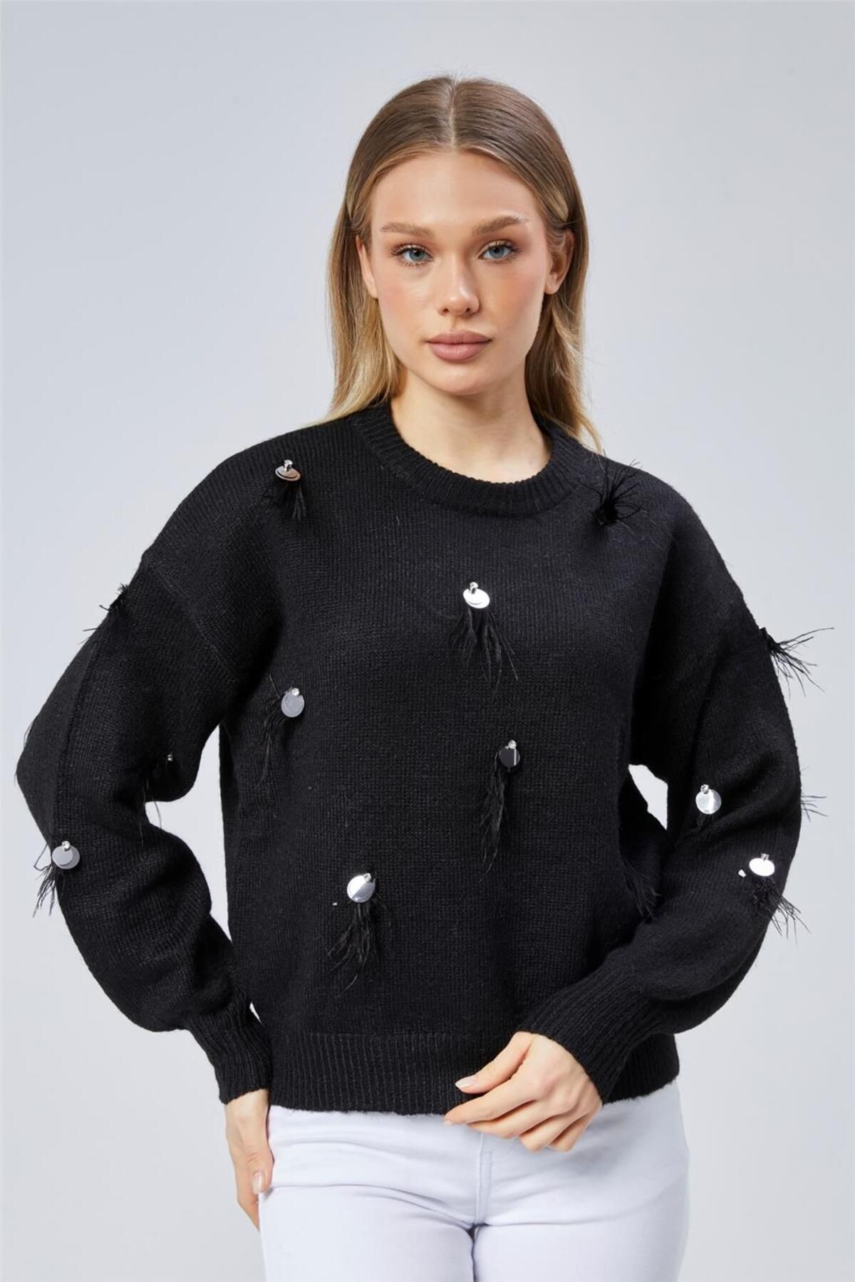 HomeStore-KazakÖtrişli Knit Sweater 1