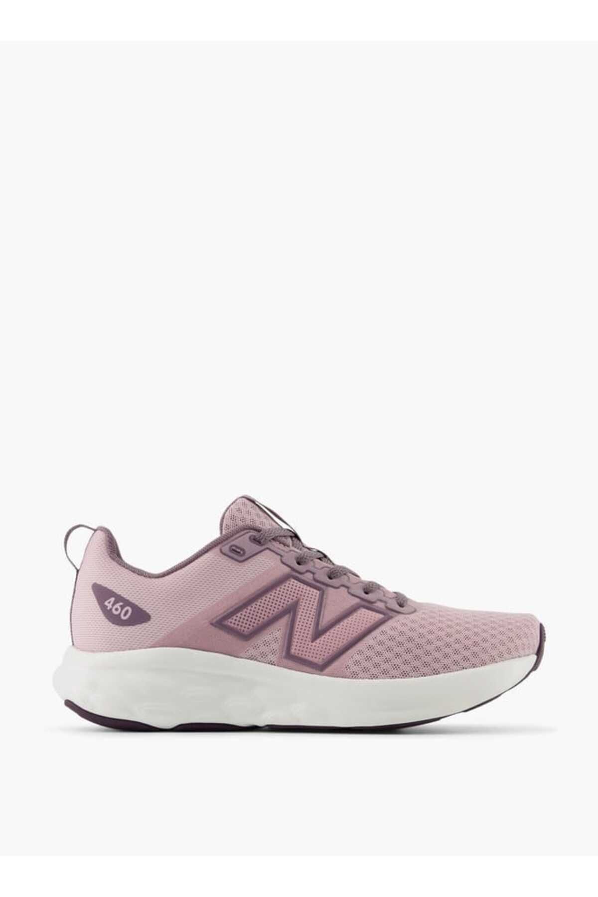 New Balance-حذاء رياضي نسائي بتفاصيل الشعار مع رباط للإغلاق - 460 2