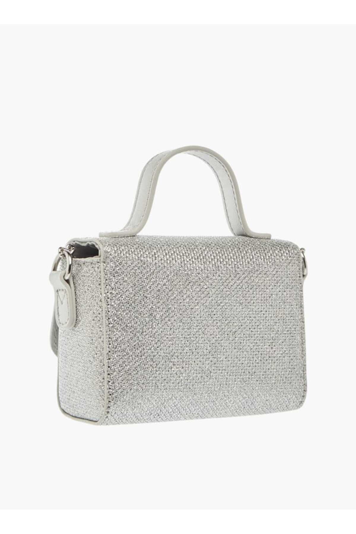Little Missy-Bow Accent Crossbody Bag with Chain Strap and Button Closure 3