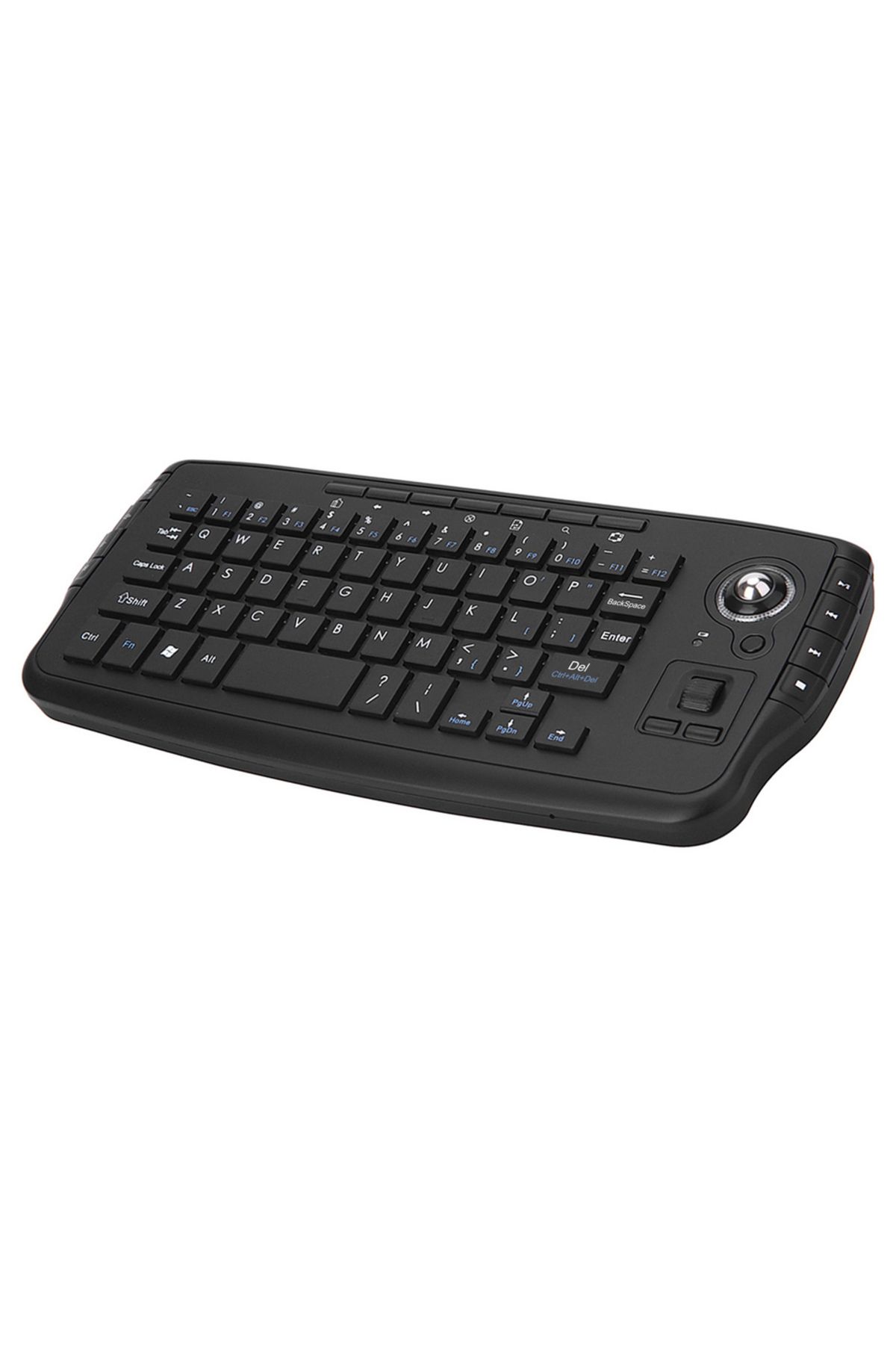 Choice-Black E30 2.4ghz Wireless Keyboard With Trackball Mouse Scroll Wheel Remote Control For Android Tv B 1