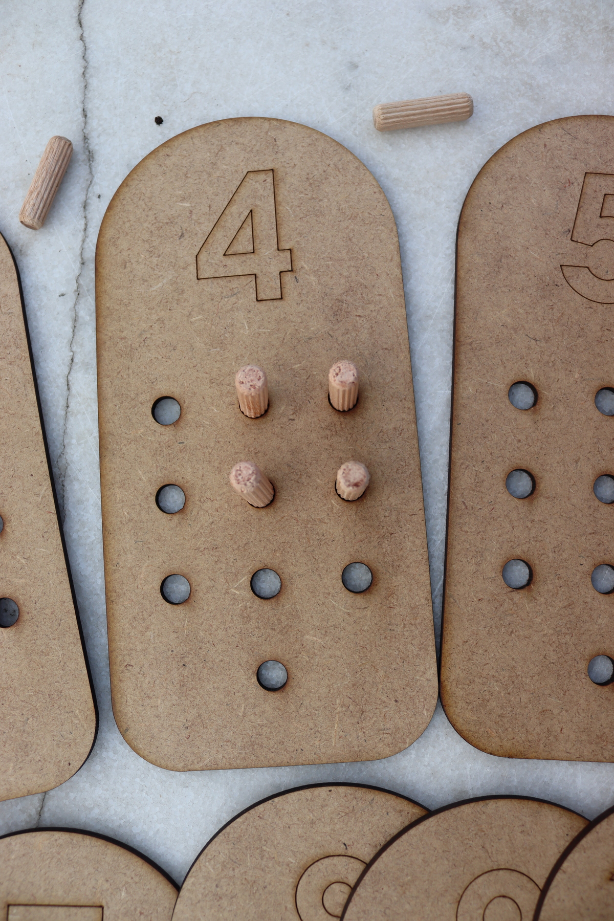 Assa Wood Ahşap Sayı Kartları - Montessori Eğitim Seti (KESE HEDİYEMİZDİR) fotoğrafı 3 (önizleme)