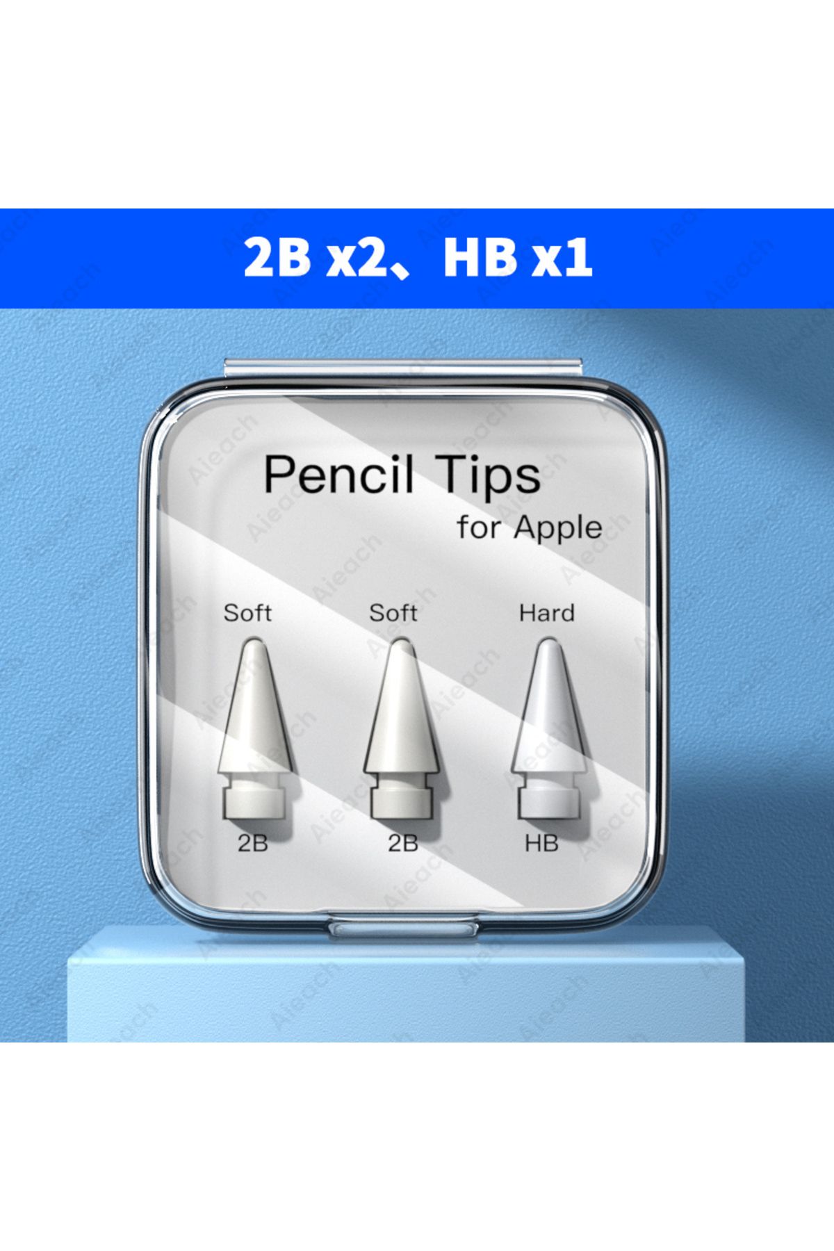 Choice-2B x2 HB x1 طرف مزدوج الطبقة لقلم Apple Pencil من الجيل الأول والثاني 2B HB 2.0 1