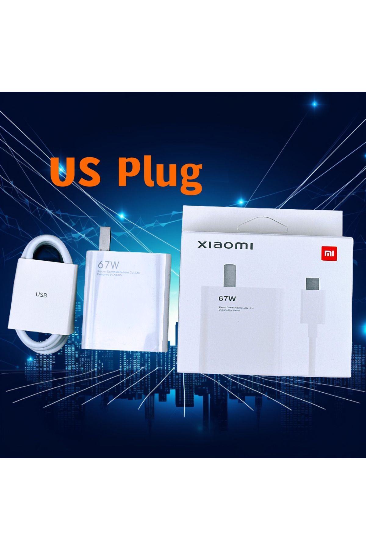 Xiaomi-67W US Set Box 67W Charger Turbo Fast Charge Adapter For Mi 14 Civi 3 13T Poco X6 F5 X5 Pro R 1
