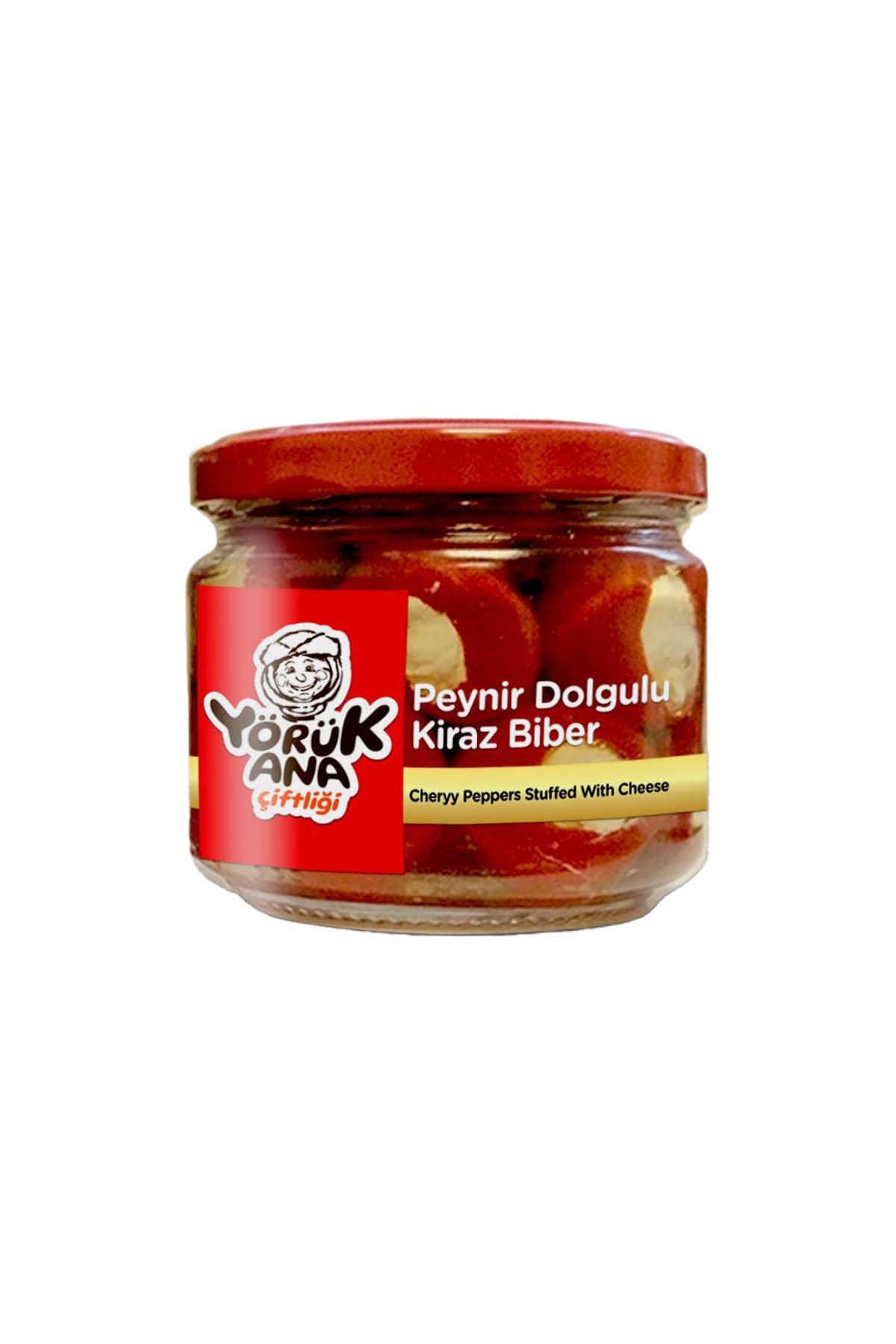 YÖRÜK ANA ÇİFTLİĞİ YÖRÜK ANA PEYNİR DOLGULU KİRAZ BİBER 320 GR