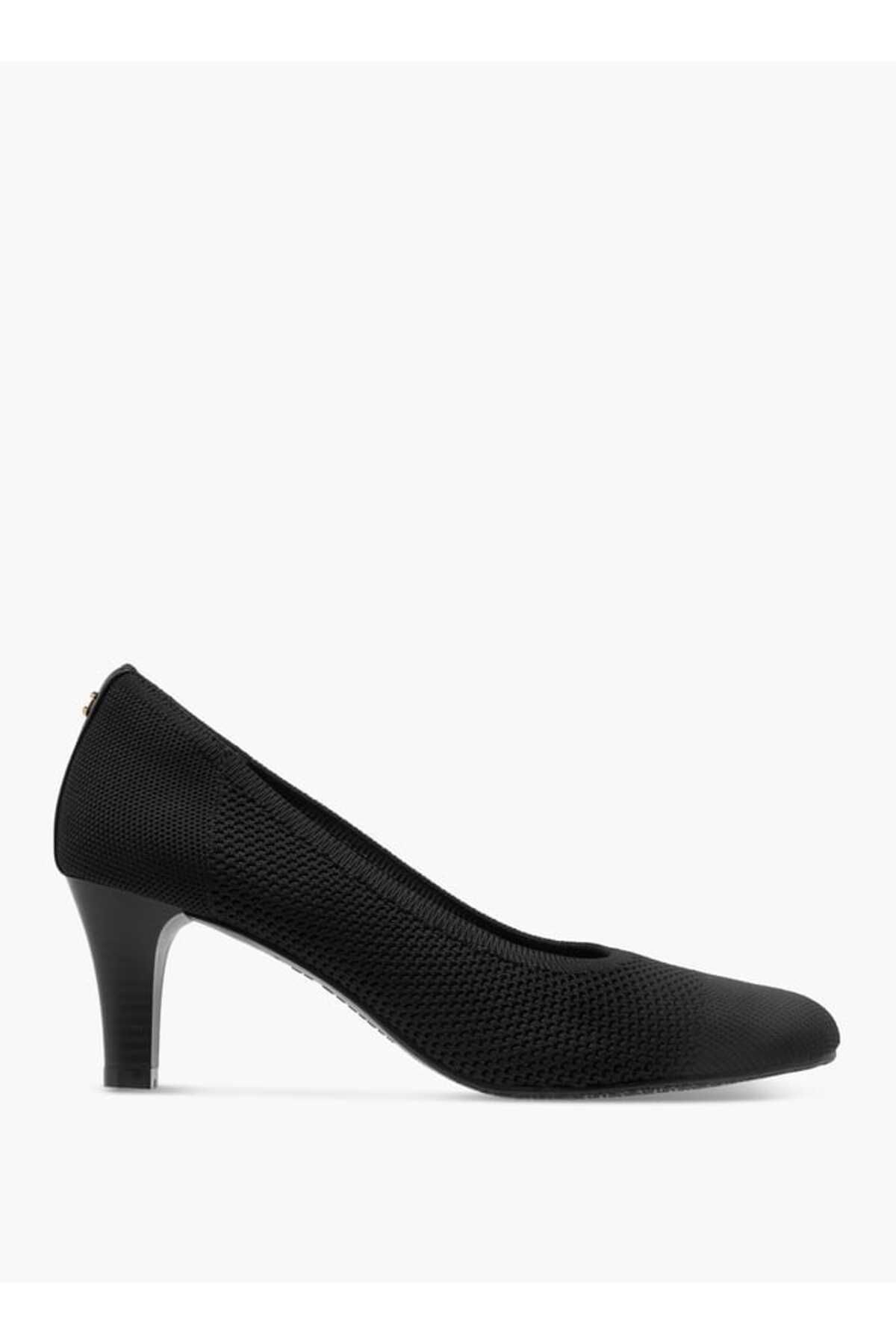 Le Confort-Mesh Textured Slip-On Pumps with Block Heels 3