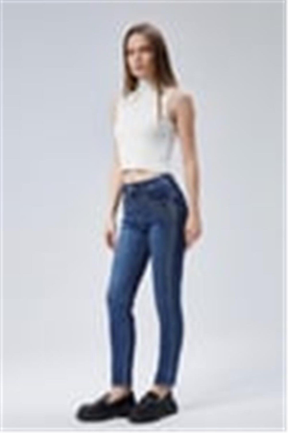 HomeStore-Denim Wide-Leg Trousers 3
