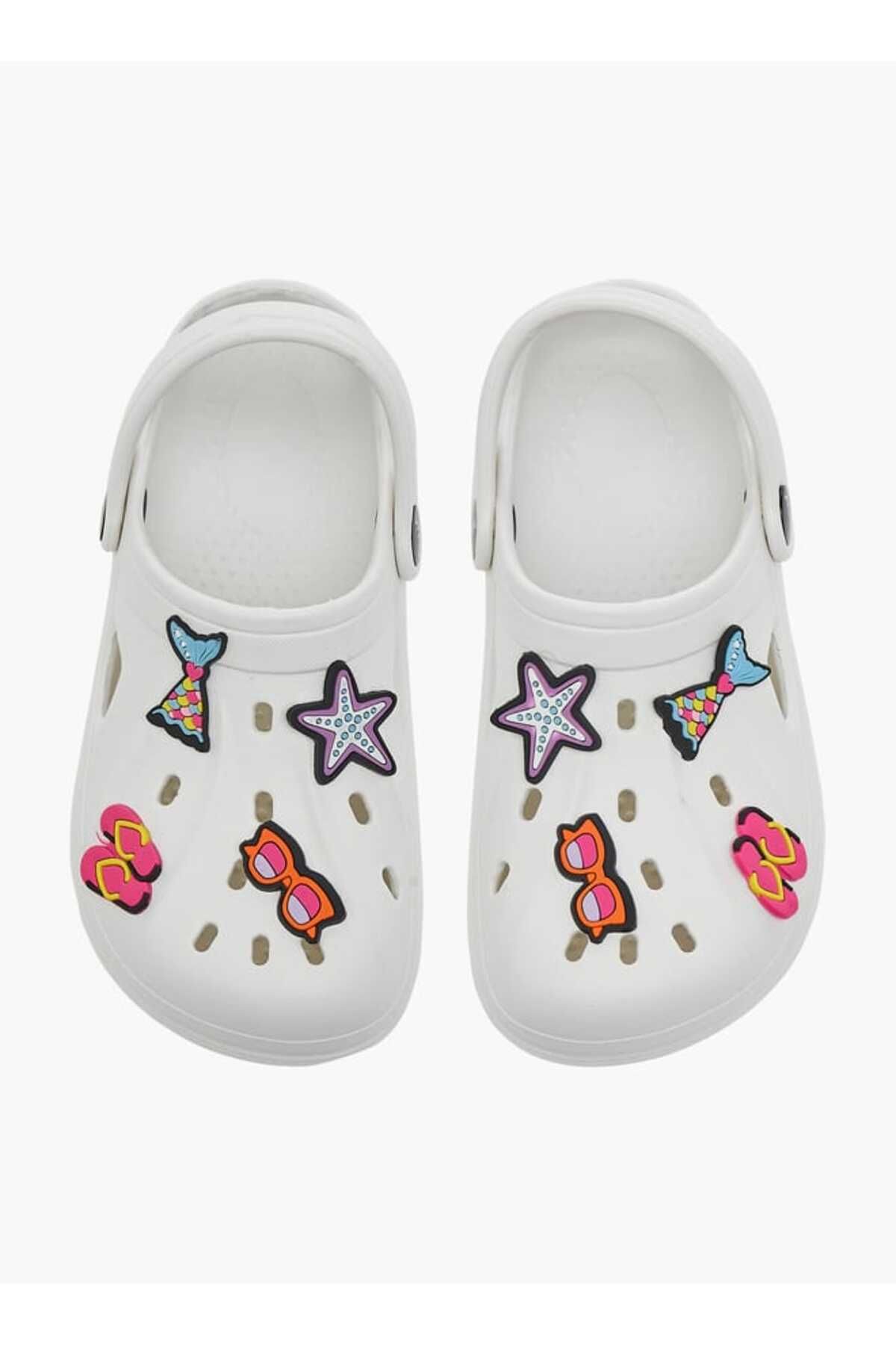 Aqua-Accent Detail Slip-On Clogs 1