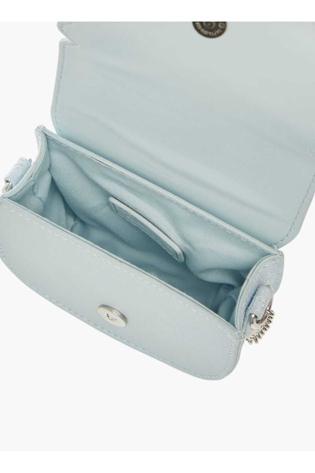 Little Missy-Bow Accent Crossbody Bag with Chain Strap and Button Closure 6