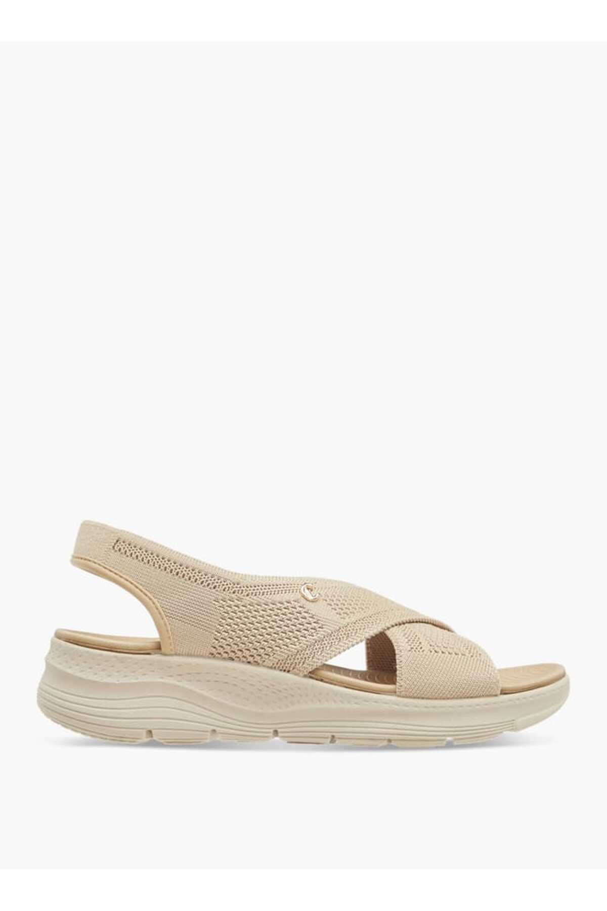 Le Confort-Le Confort Flyknit Textured Cross Strap Sandals with Backstrap 3