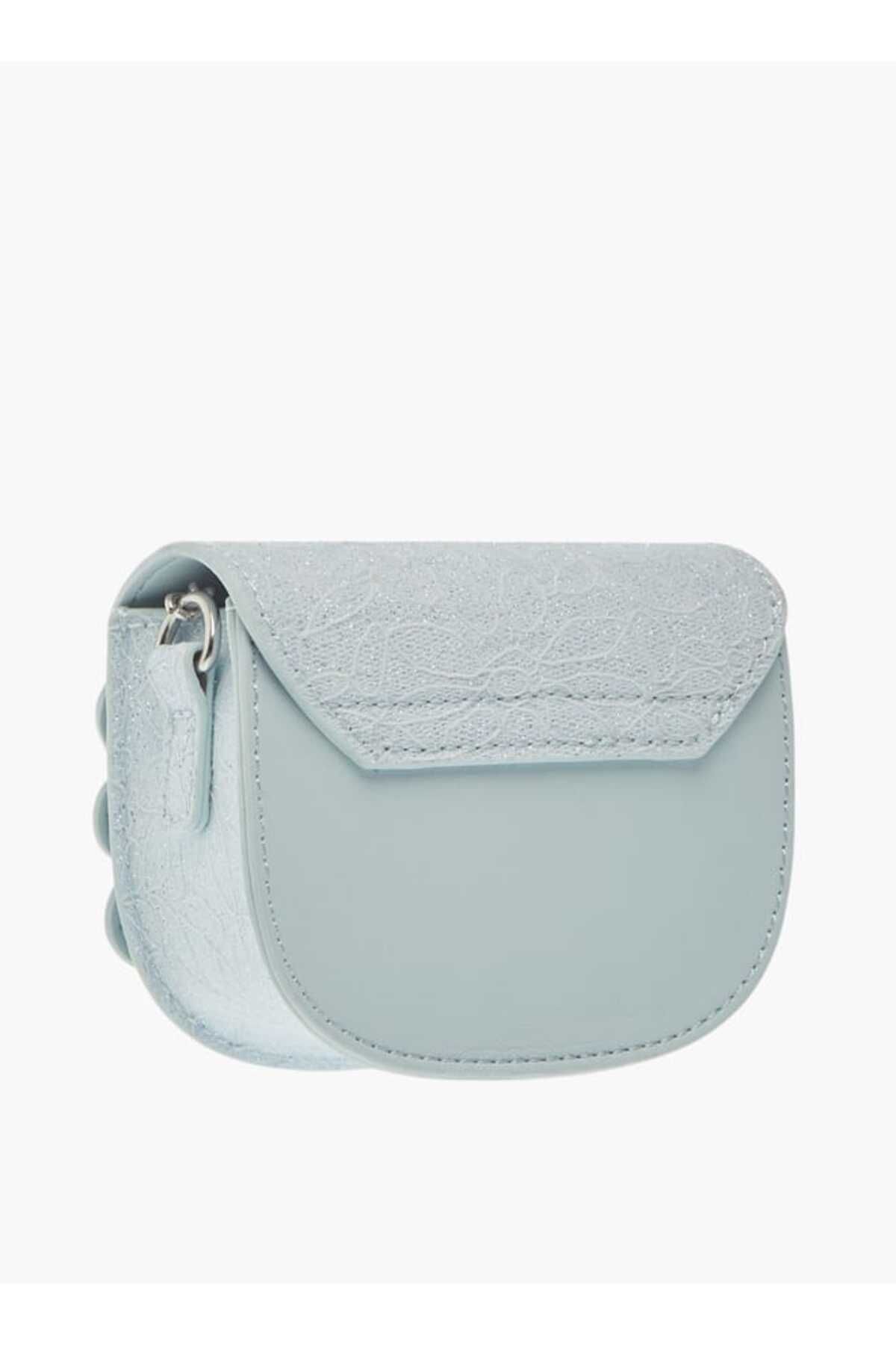 Little Missy-Bow Accent Crossbody Bag with Chain Strap and Button Closure 3