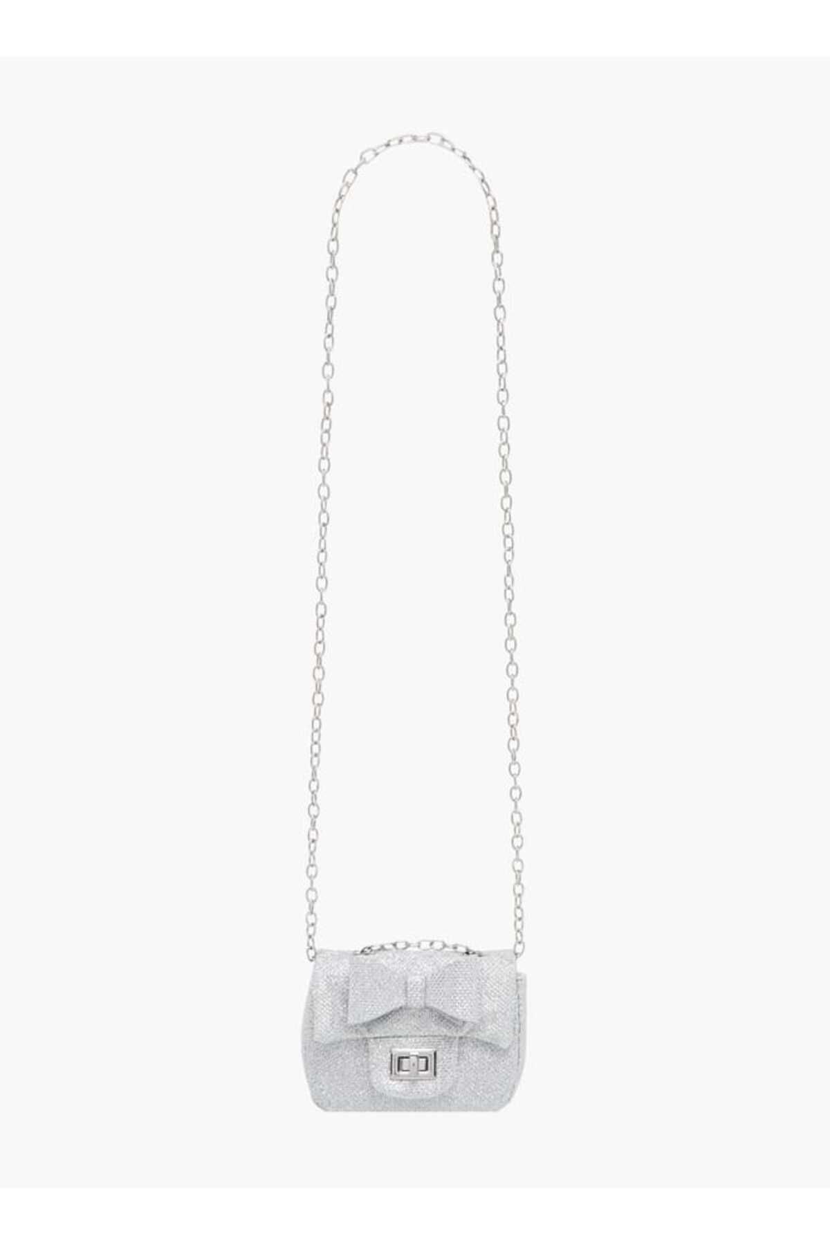 Little Missy-Bow Accent Crossbody Bag with Chain Strap and Twist Lock Closure 2
