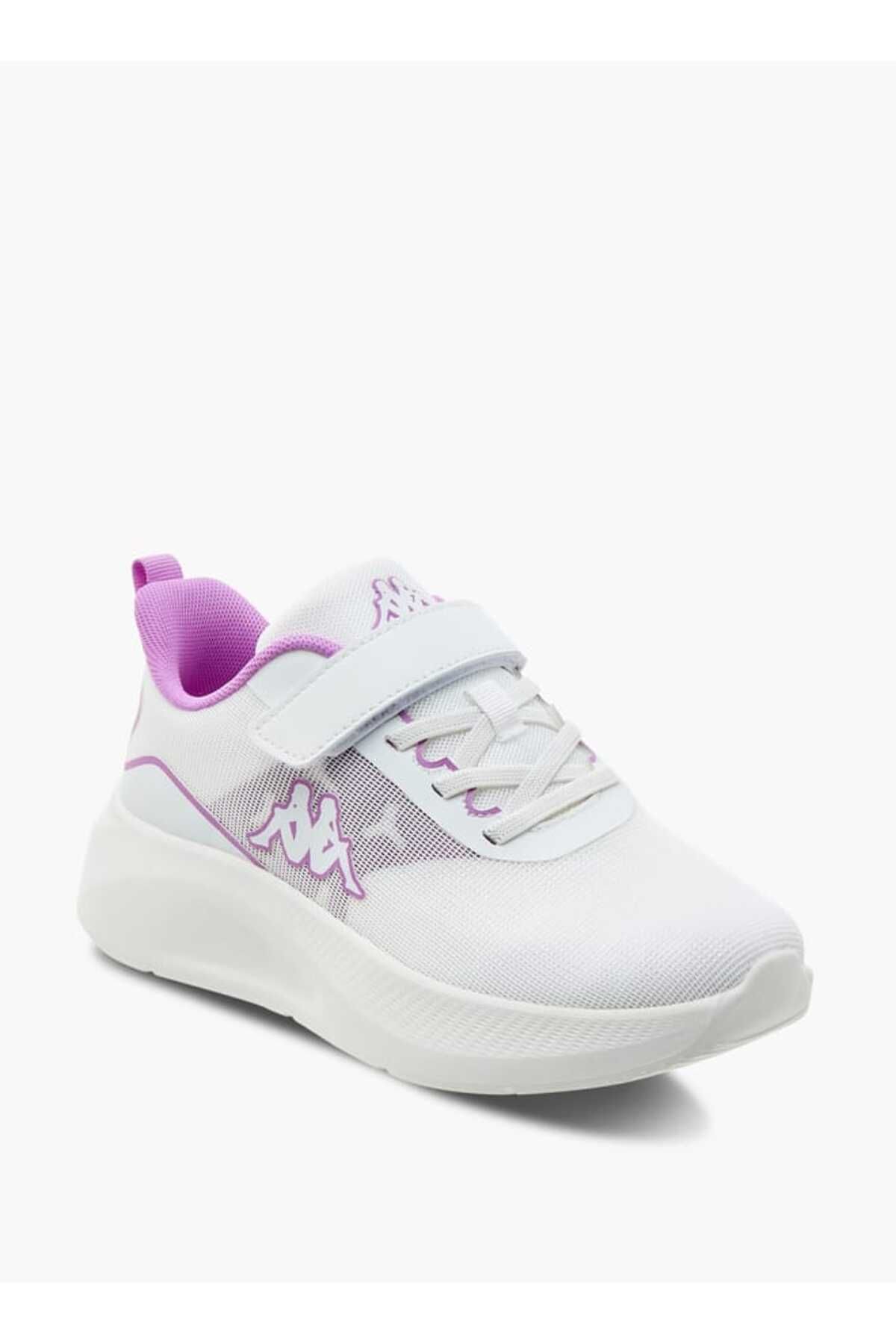 Kappa-Girls' Logo Detail Sports Shoes with Hook and Loop Closure 2