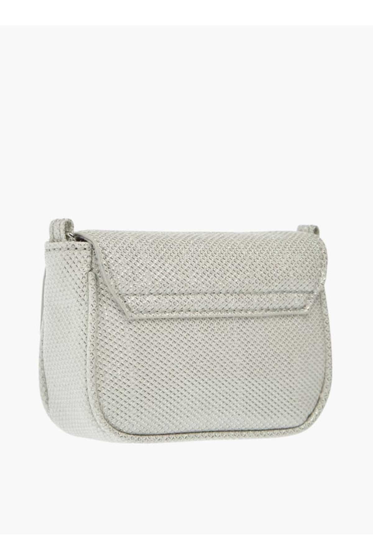 Little Missy-Bow Accent Crossbody Bag with Chain Strap and Button Closure 4