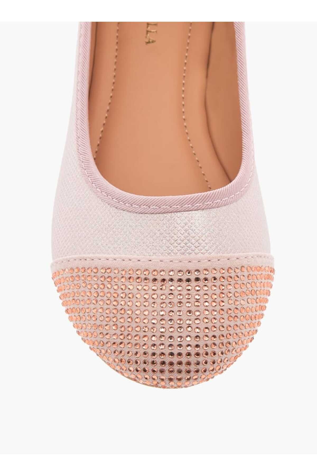 Flora Bella by Shoexpress-Flora Bella Embellished Slip-On Ballerina Shoes 4