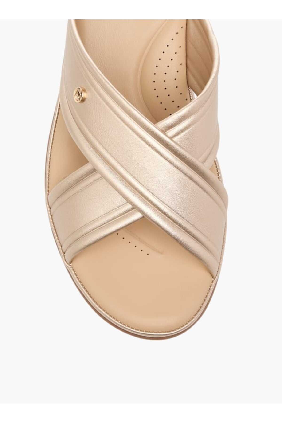 Flora Bella by Shoexpress-Flora Bella Cross Strap Slip-On Sandals with Block Heel 4