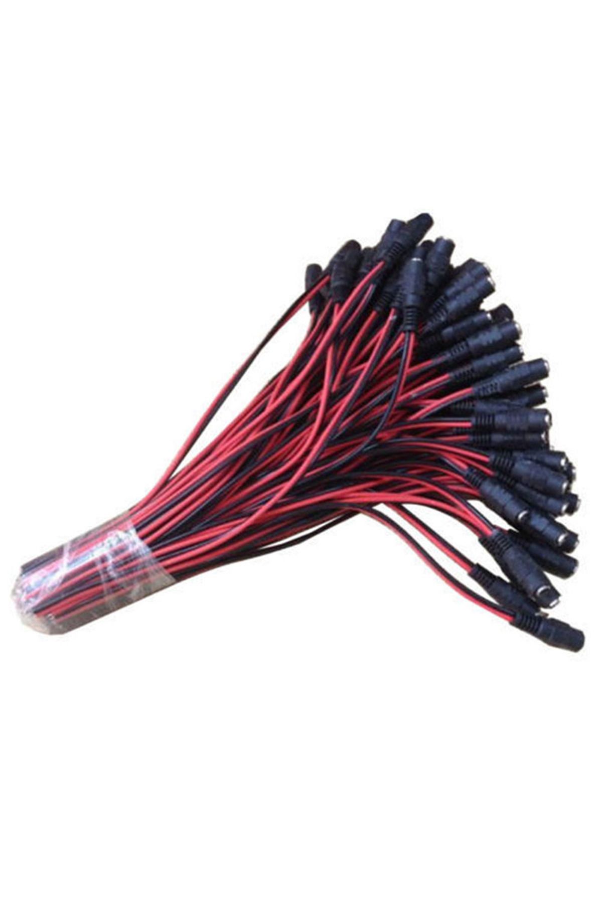 Choice-25cm 10 Female 10pcs/lot 2.1x5.5 Mm Male Female Plug 12v Dc Power Pigtail Cable Jack For Cctv Camera 1