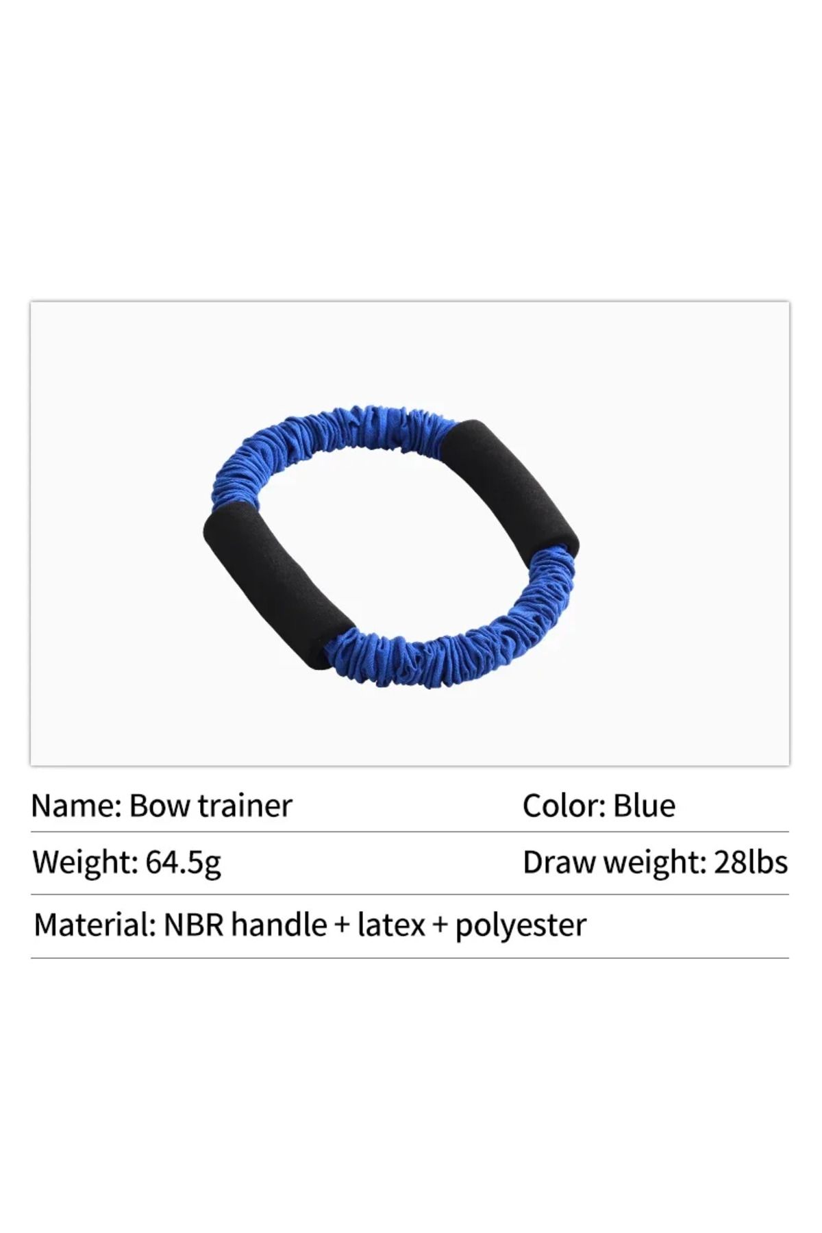 Choice-Blue Archery Simulation Bow Trainer Exerciser Tension Rope for Recurve Compound Bow Arm Strength Tra 1