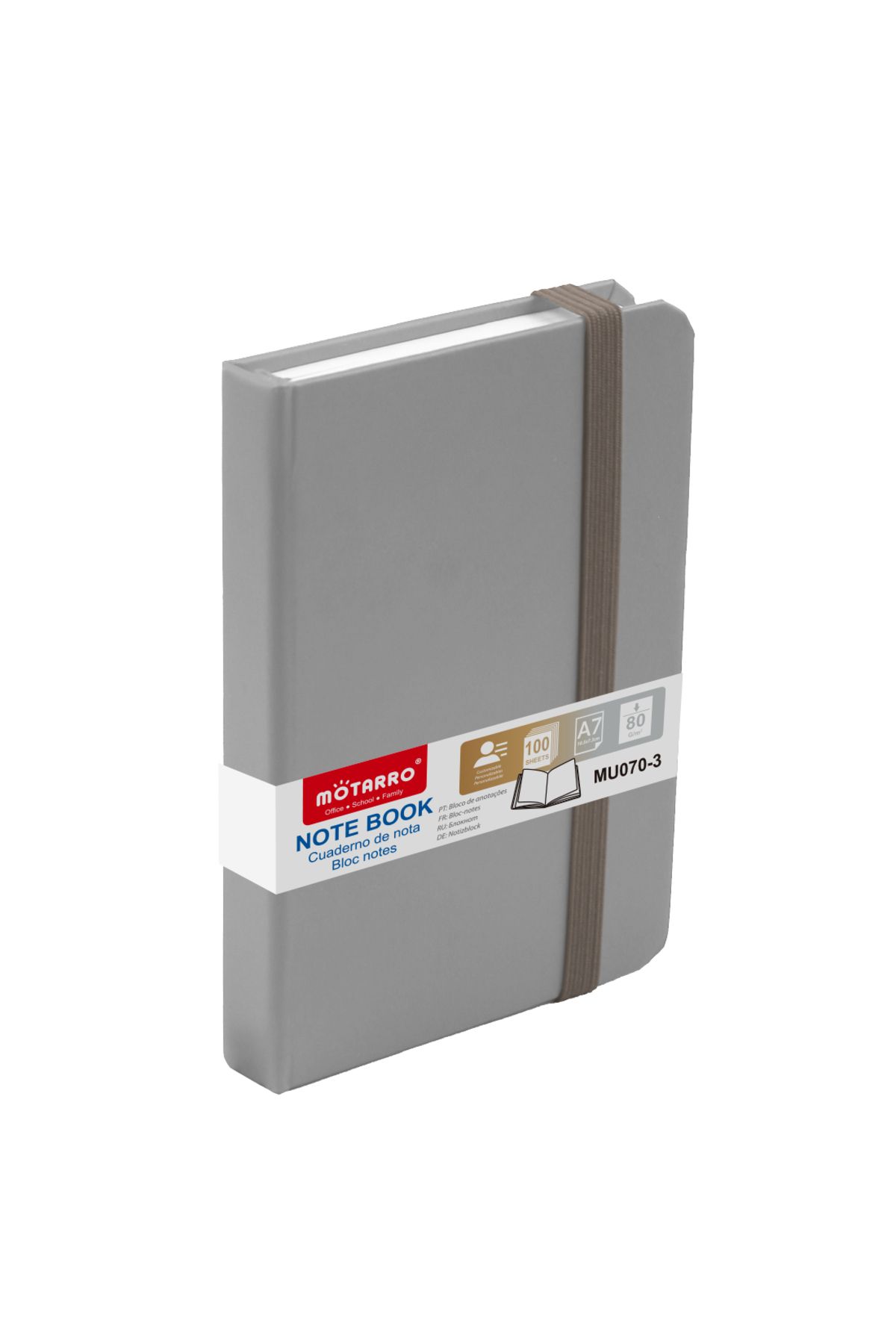 Choice-A7 MU070-3silver MOTARRO 1Pcs A7 Notebook Gold Silver Notepad Mini Memo Ins Hand Ledger for Student 1