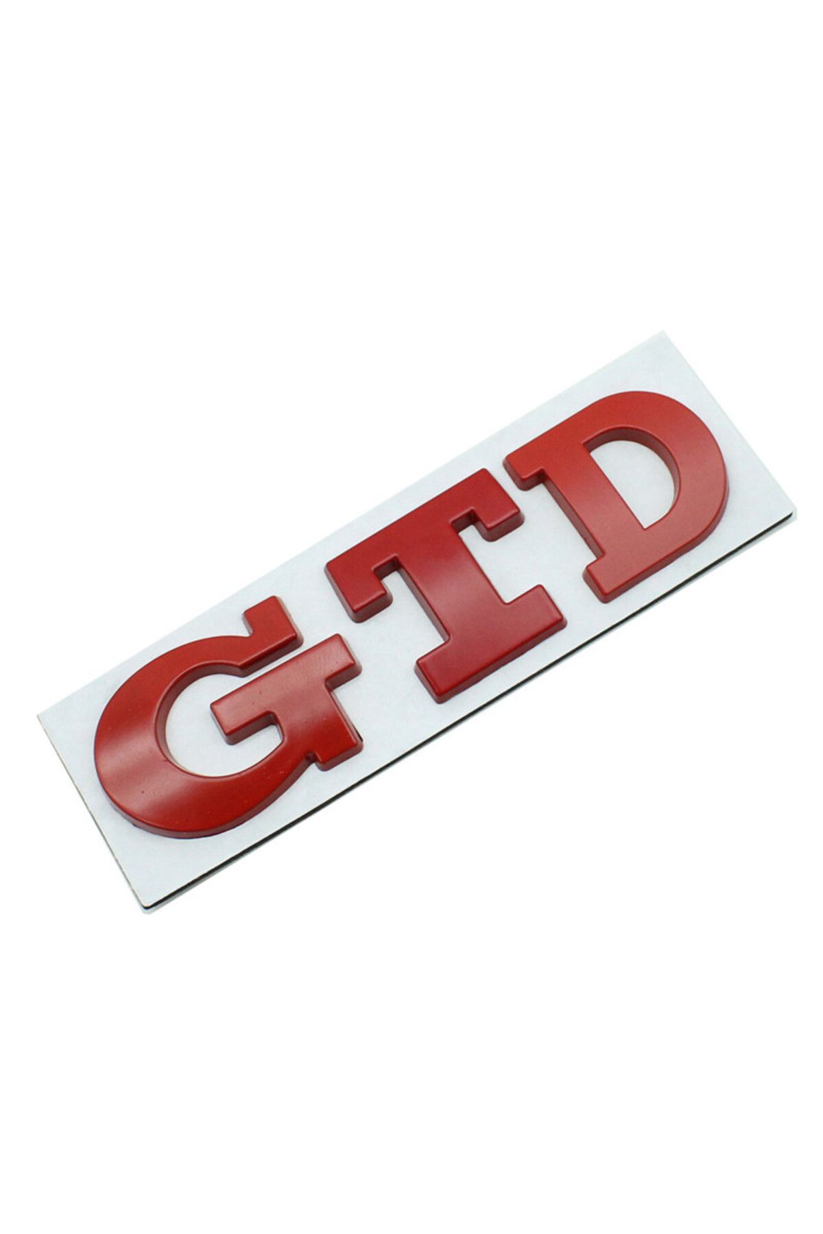 Choice-Full Red 3D Metal Black Red Logo GTD Emblem Letters Car Trunk Badge Decal For 7 6 5 4 MK2 MK4 MK5 MK 1