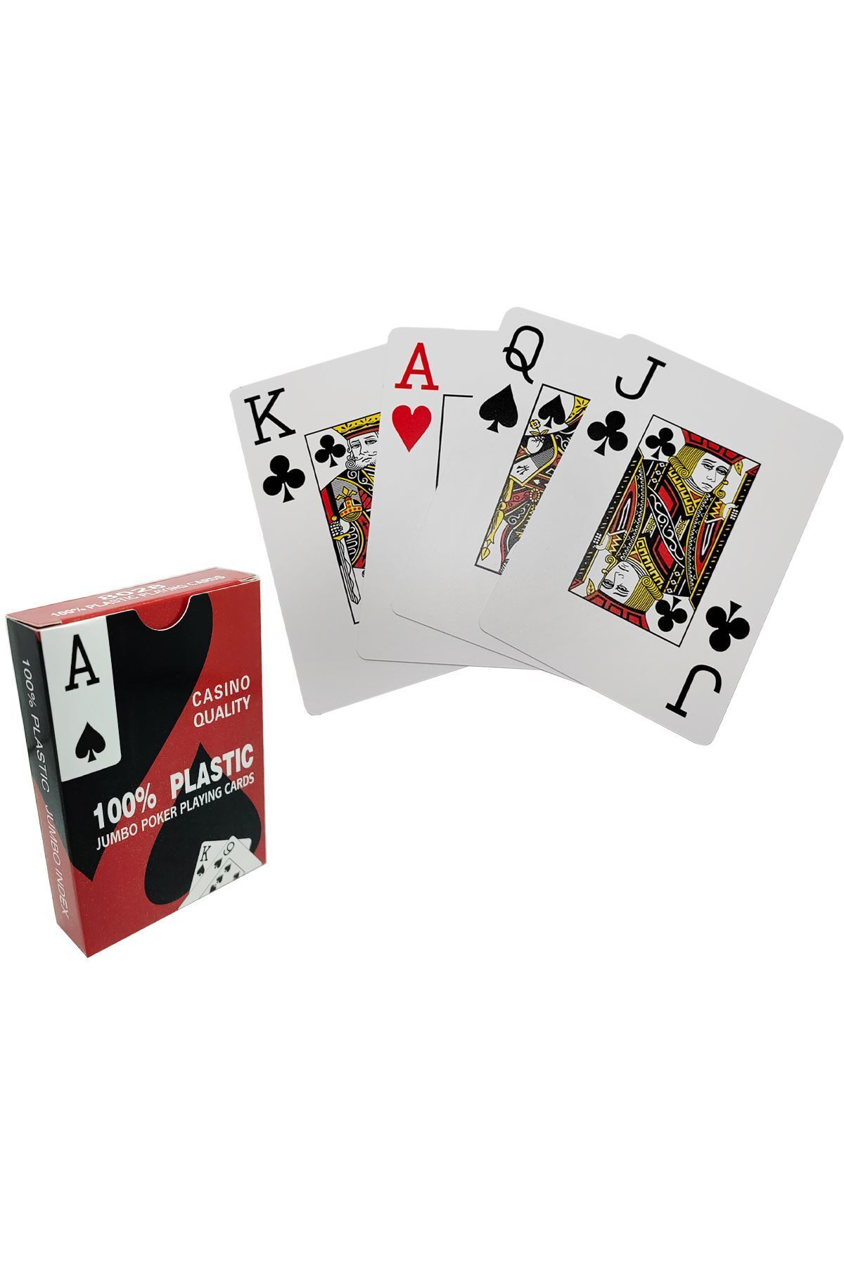 Weather Forecast Kırmızı Pvc Plastik Su Geçirmez Jumbo Blackjack iskambil Oyun Kağıdı cin443kr