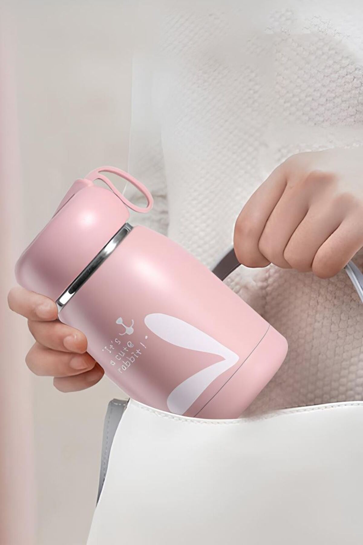 Weather Forecast Pembe 304 Çelik 320 ml Bebek Mama Saklama Termosu Mug cin493pm fotoğrafı 4 (önizleme)
