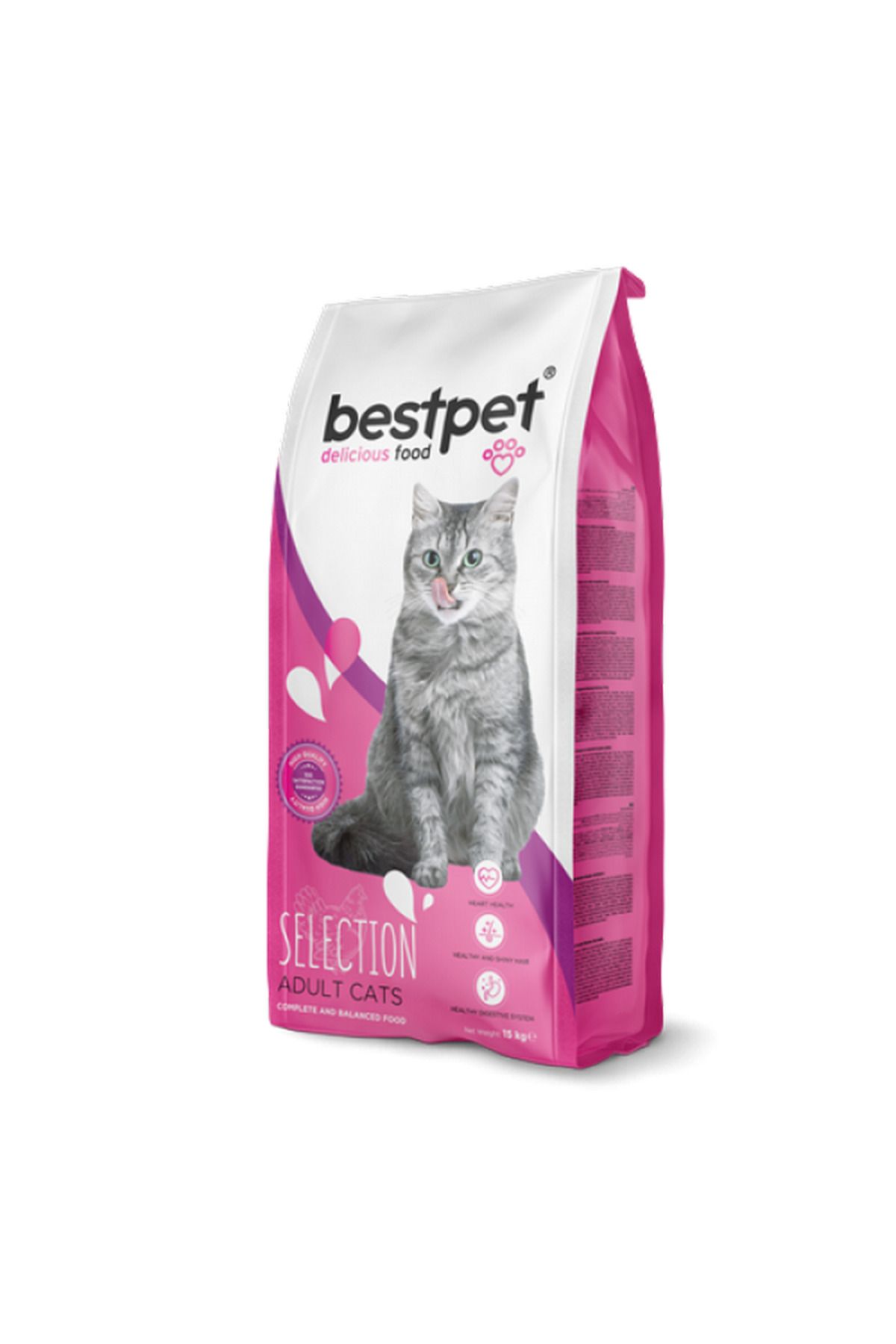Bestpet 15 kg Yetişkin Seçici Kediler İçin Tavuk Etli Kuru Mama GLSTD