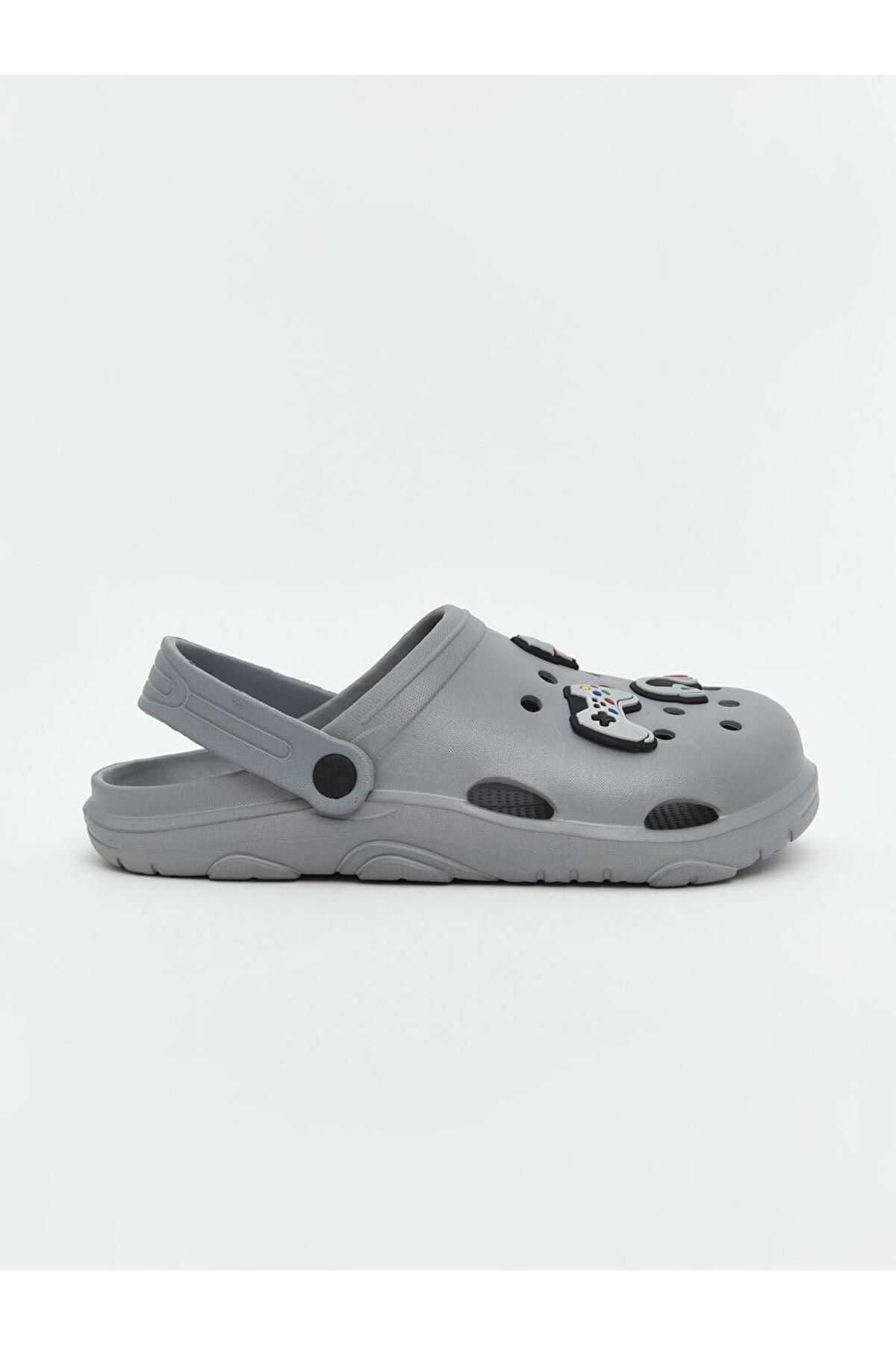 LC Waikiki-Lcw Steps Patch Printed Men's Beach Sandals 3
