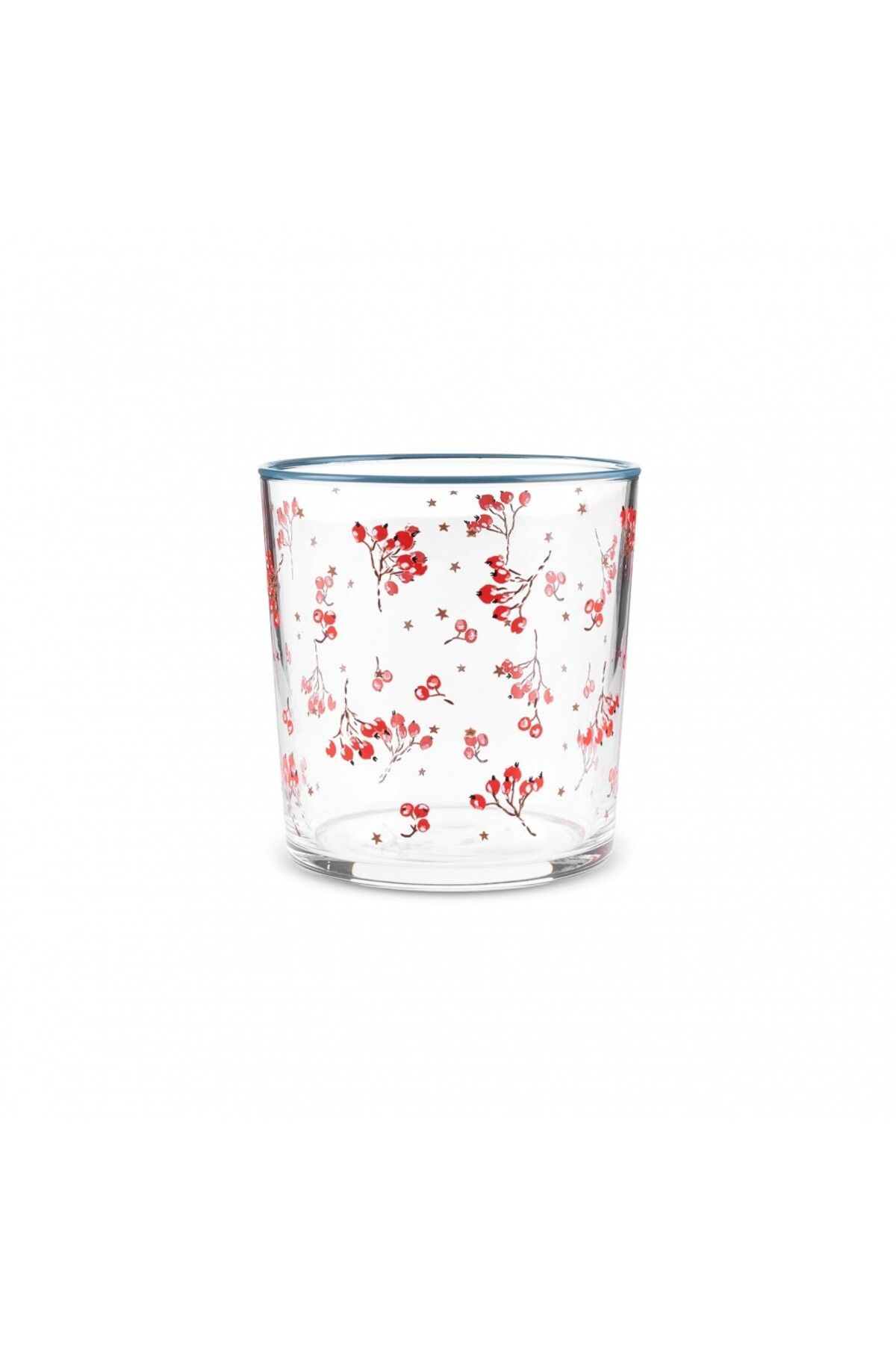 Karaca-Home Neujahr Weihnachten 3-teiliges Metzgerbesen-Glasbecher-Set, 380 ml, Mehrfarbig 5