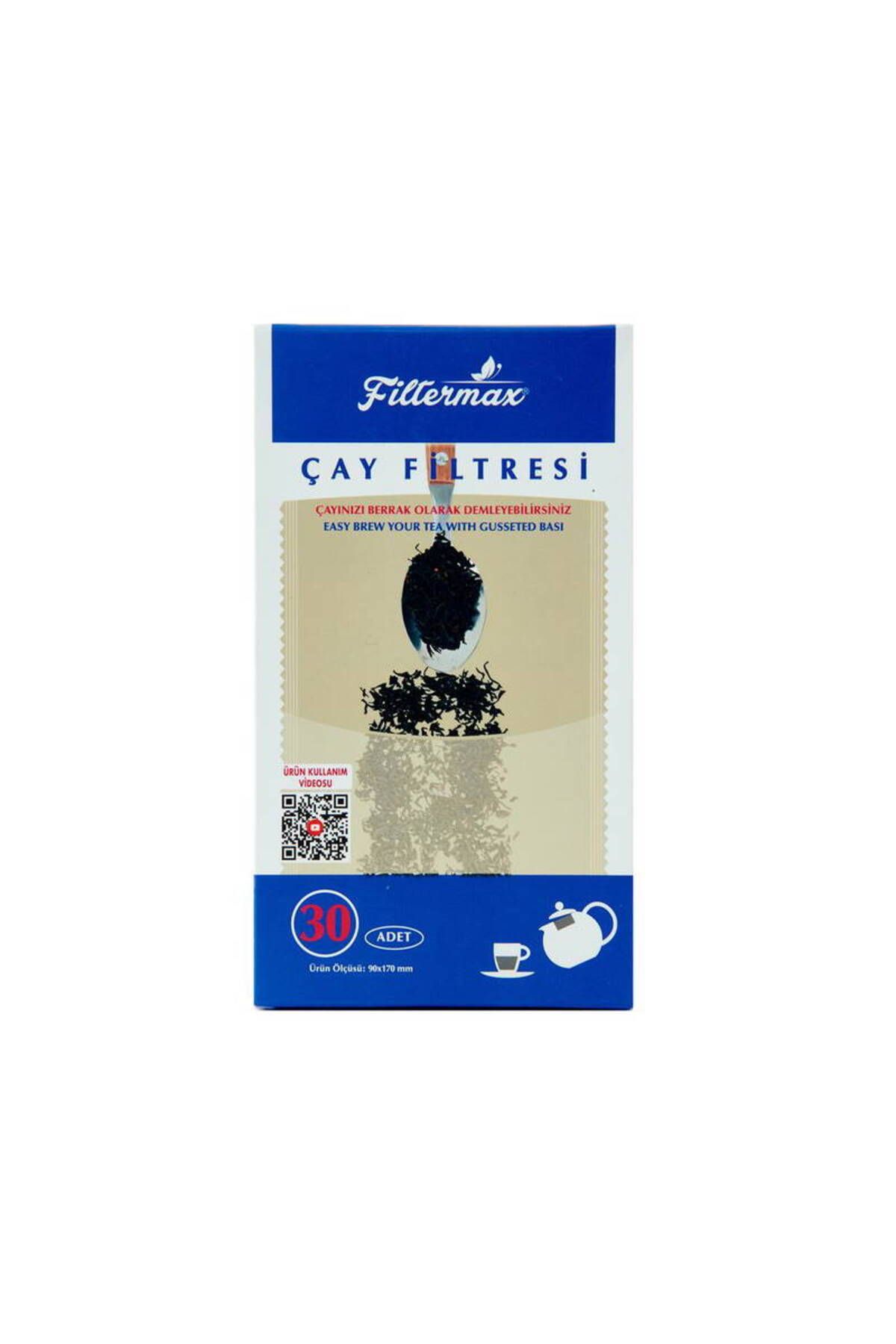 abnturk Bitki Çayı Ve Çay Filtre Kağıdı Çay Demleme Poşeti Büyük Boy 90x170mm Tek Pakette 30 Adet