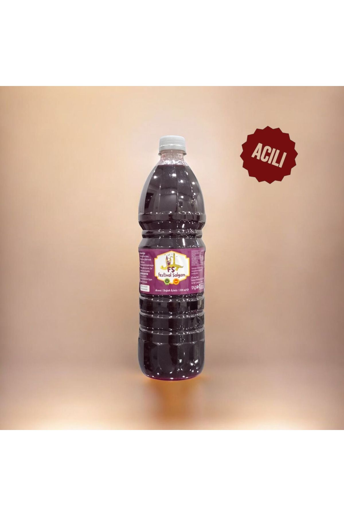 FŞ FESTİVAL ŞALGAM 1x1 Litre %100 Doğal Tanesiz Acılı Şalgam