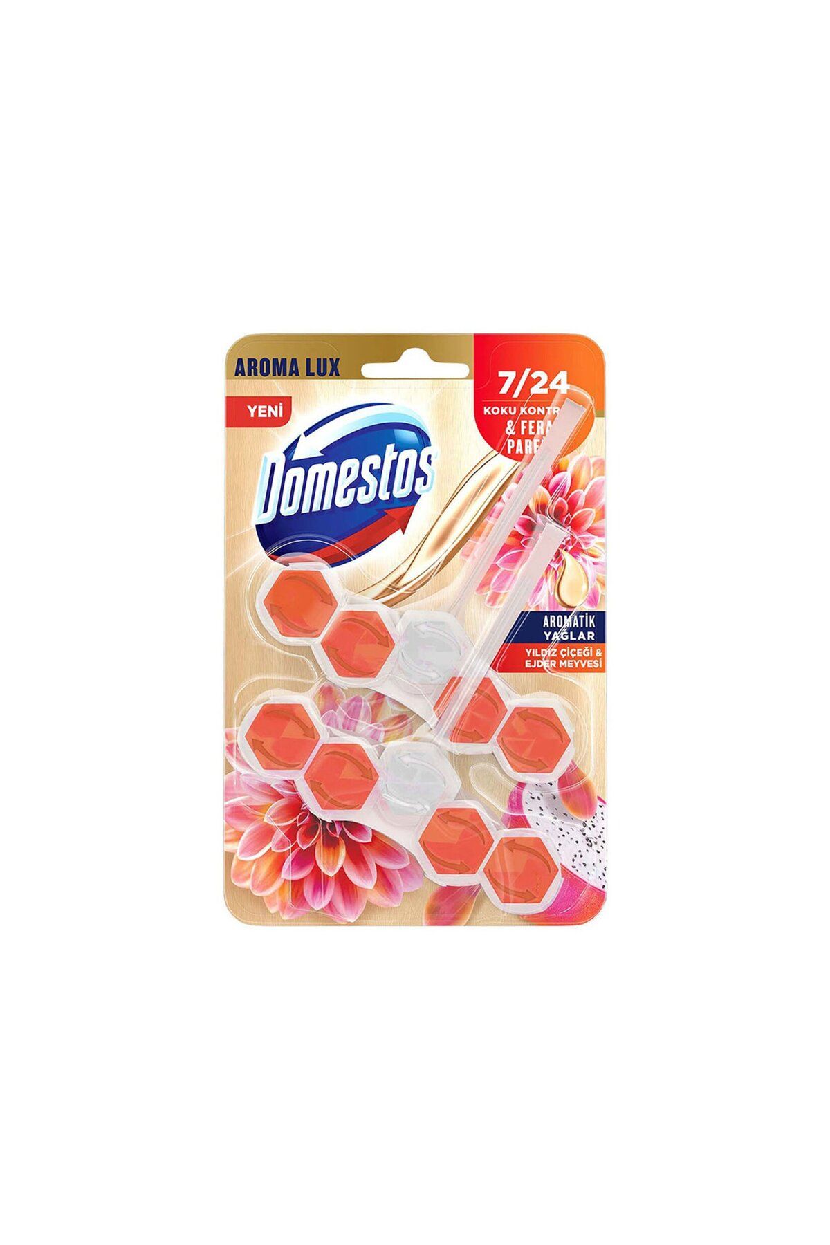 Domestos Tuvalet Bloğu Aroma Lux Yıldız Çiçeği & Ejder Meyvesi 100 G