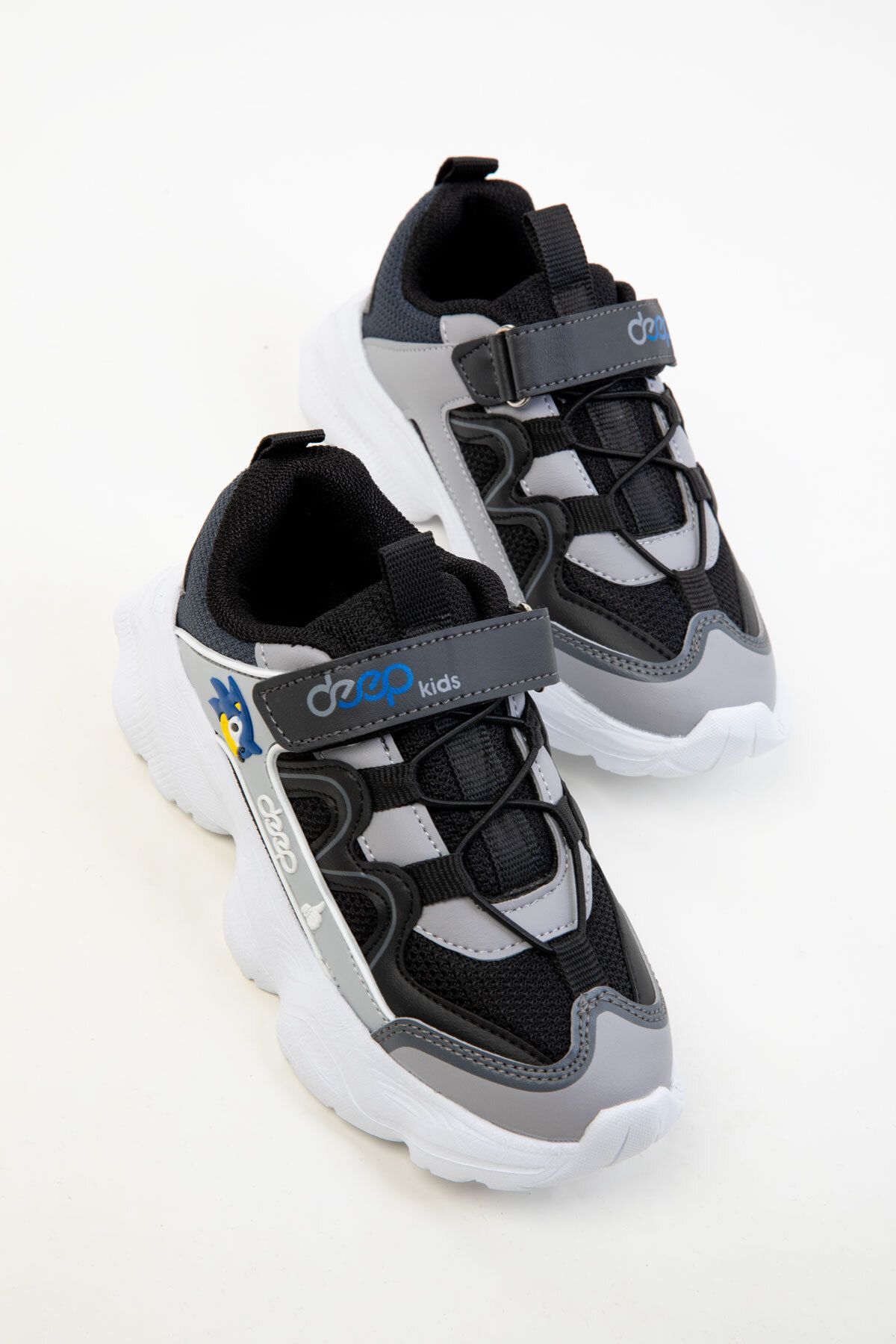 SOHO Czarno-szare Dziecięce Trampki Unisex - 34